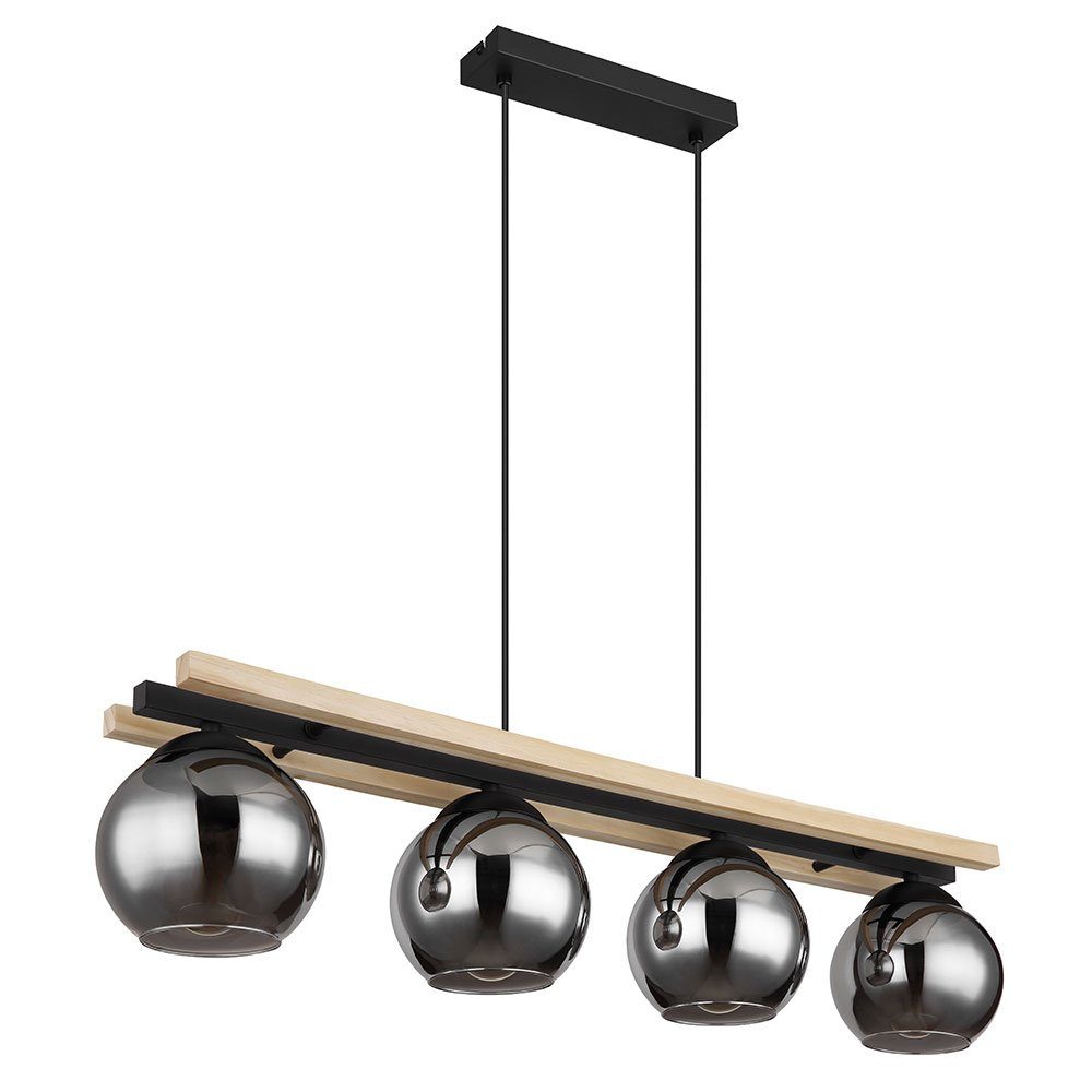 GLOBO LIGHTING Pendelleuchte, Leuchtmittel nicht inklusive, Pendelleuchte Hängelampe Holzoptik Esszimmerleuchte