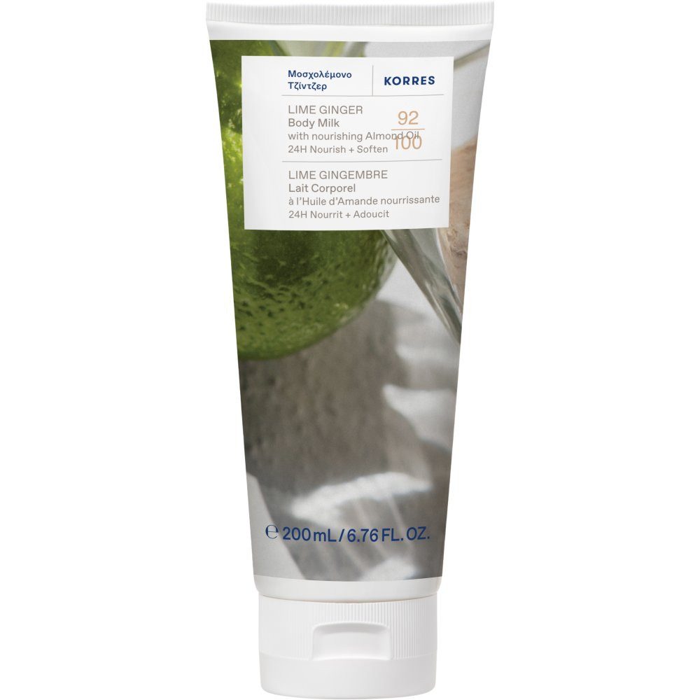 Korres Körpermilch LIME GINGER, 200 ml