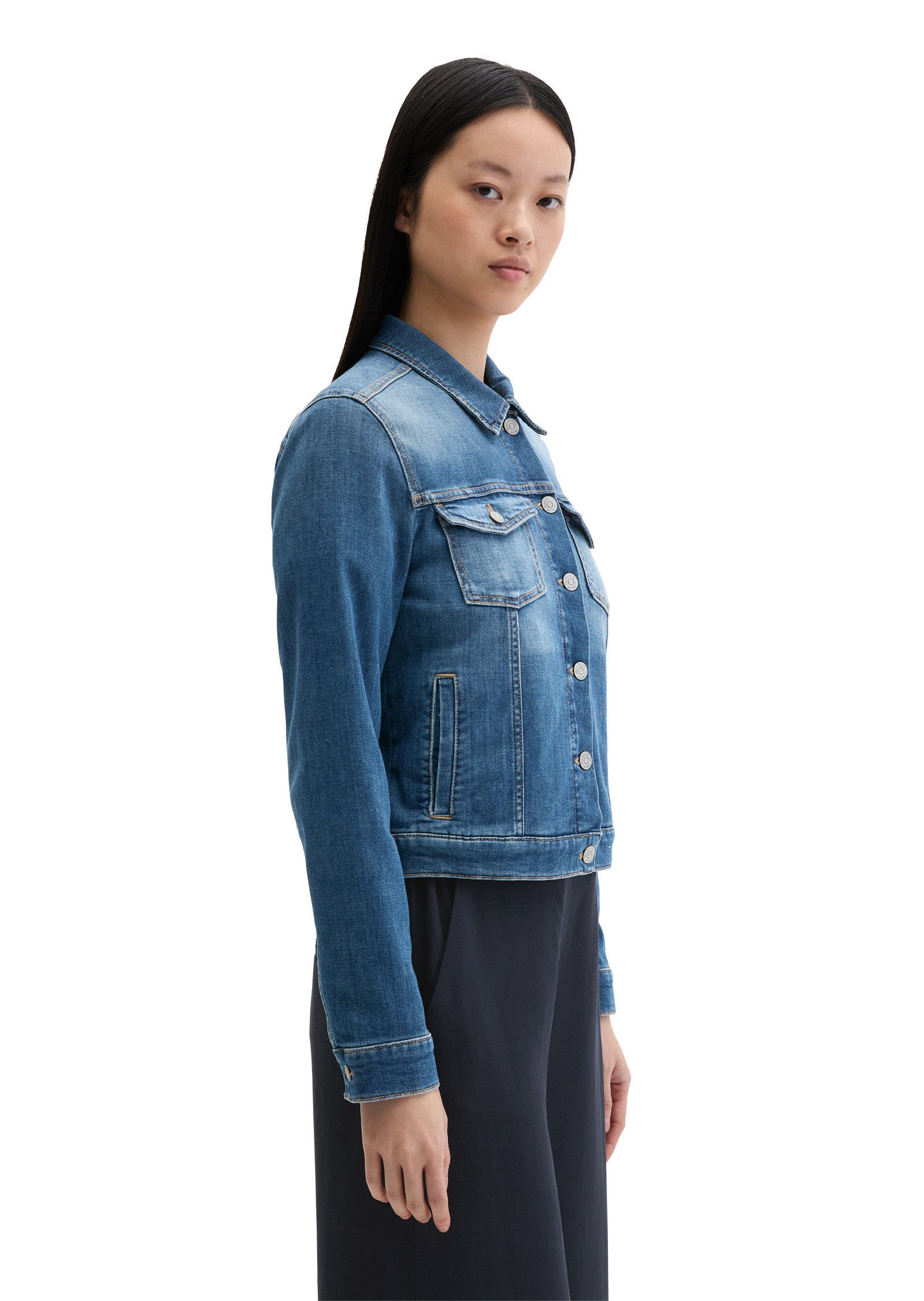 Marc O'Polo Jeansjacke aus Cashmere Touch Denim günstig online kaufen