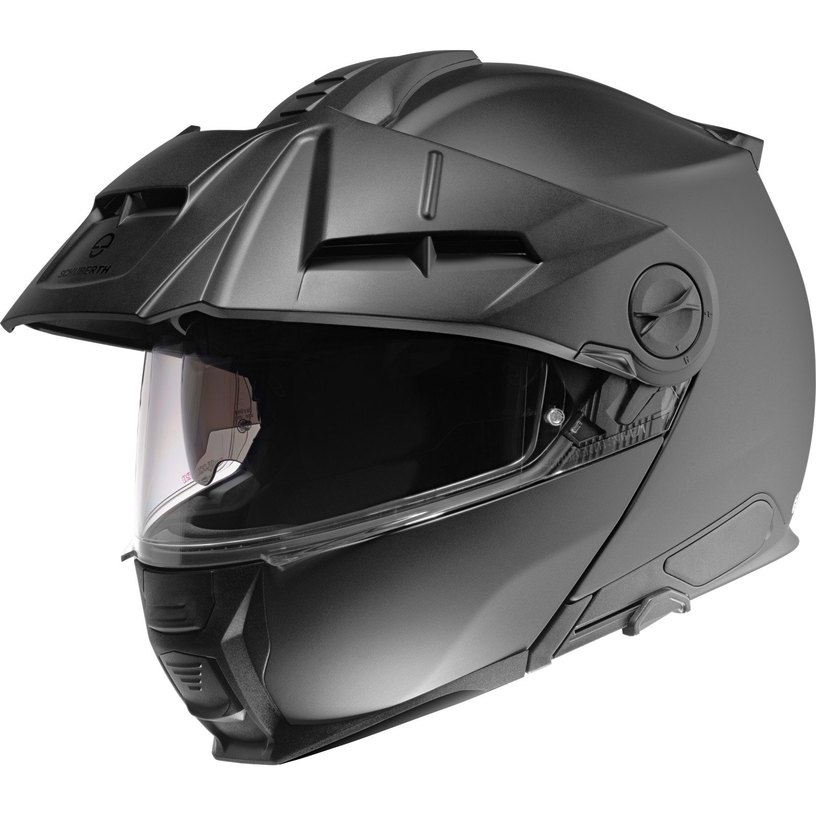 Schuberth Motorradhelm Schuberth E2 Adventure Helm Matt Black (1er Set)
