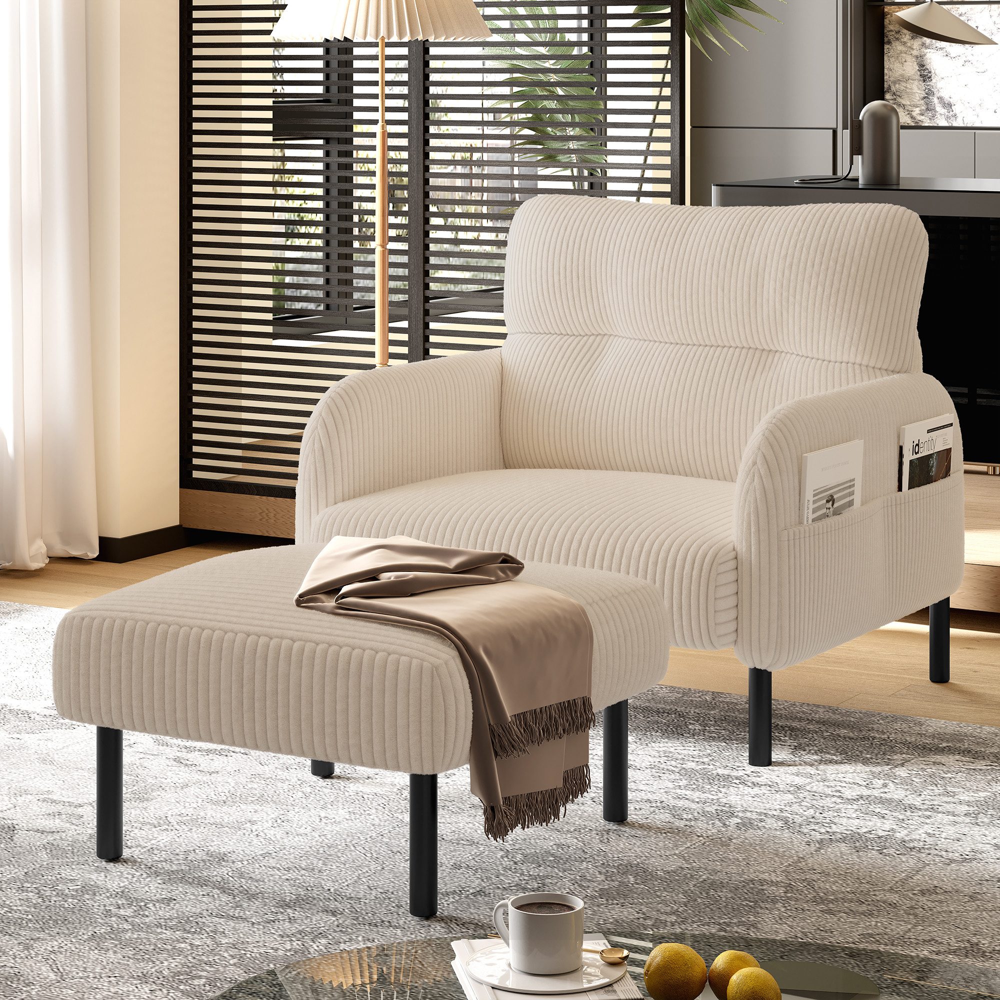 HAUSS SPOLE Schlafsofa Chaiselongue mit Fußbank günstig online kaufen