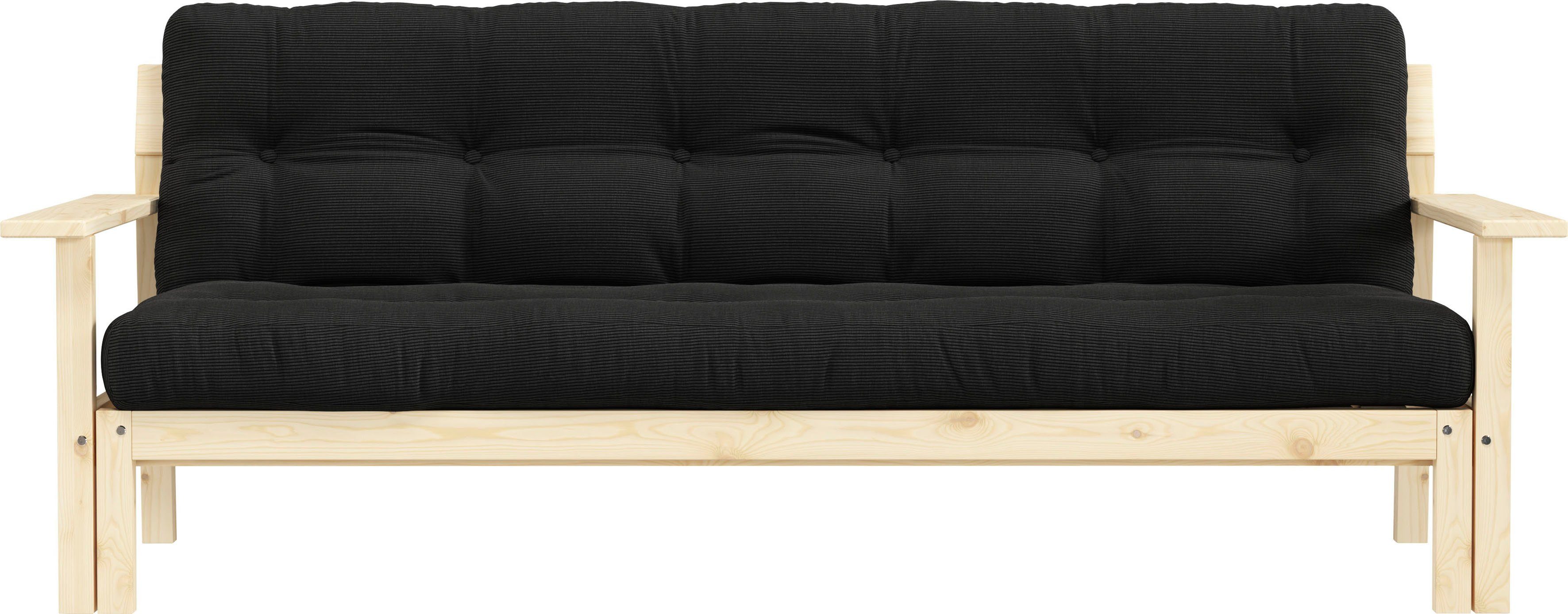 Karup Design Schlafsofa "Unwind", Mit Holzstruktur, inkl. Futonmatratze, Li günstig online kaufen