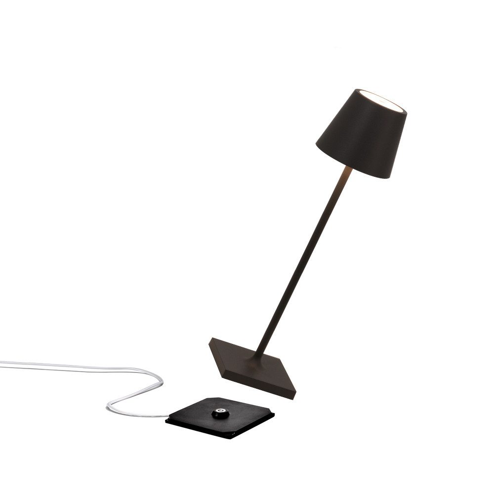 Zafferano LED Tischleuchte Poldina Micro Pro, LED fest integriert, Warmweiß, Neutralweiß, Kaltweiß
