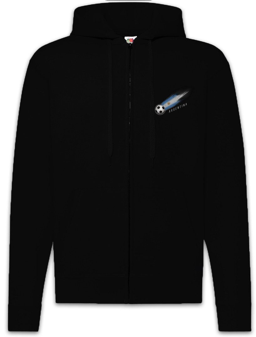 Sweatjacke Argentina Football Comet I Zipper Hoodie Argentinien Argentinisch