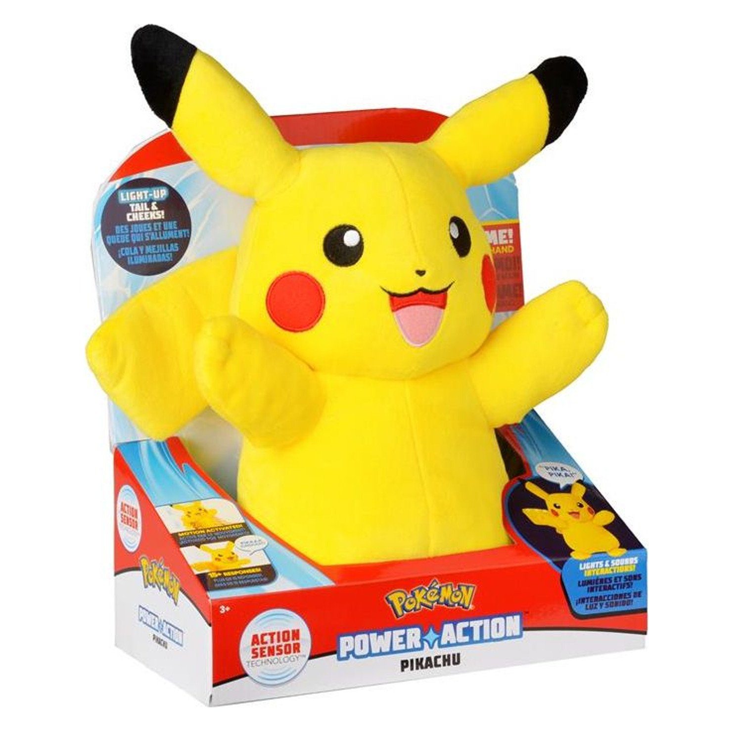 Jazwares Actionfigur, Pokemon Power Action Pikachu 30cm