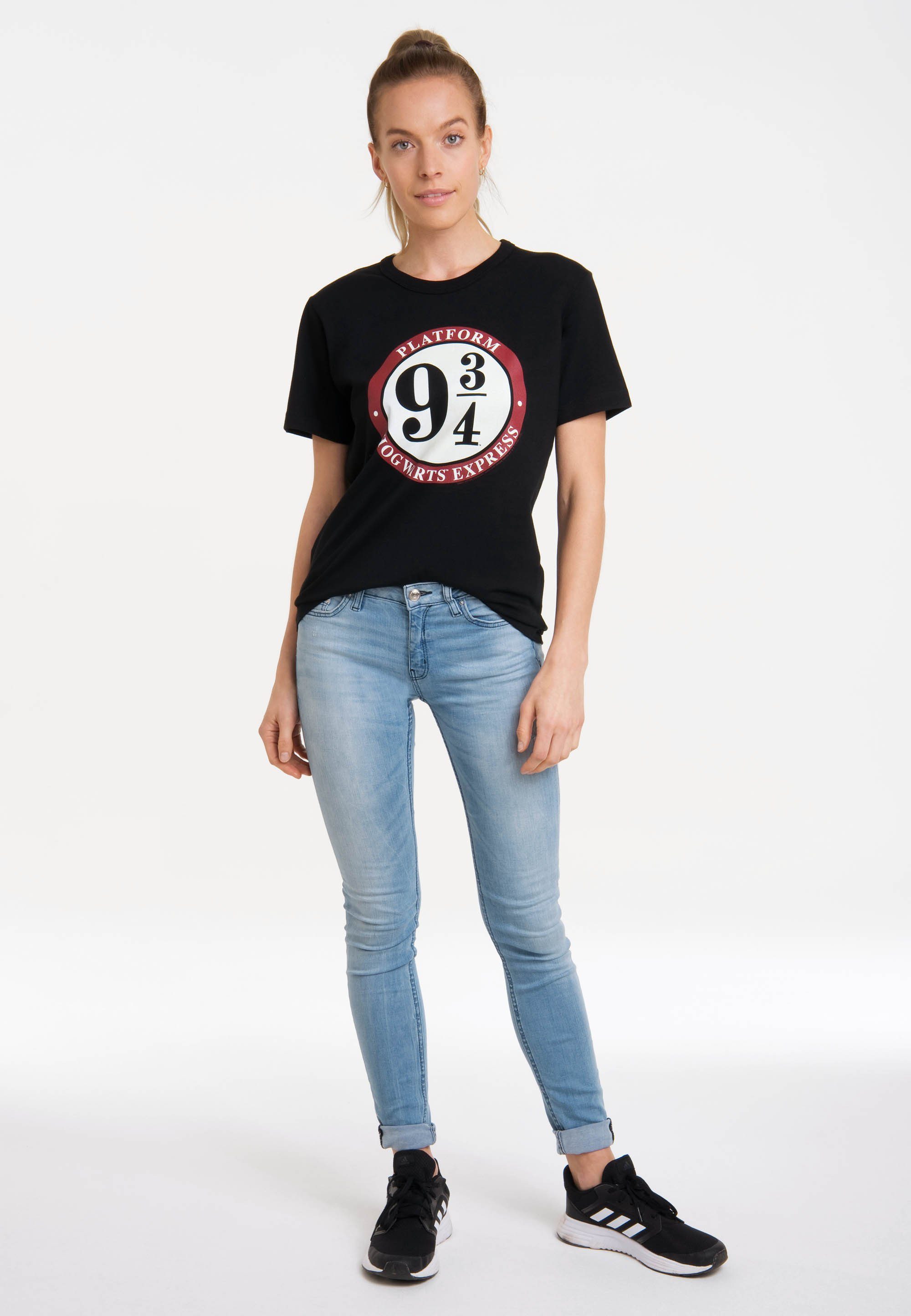LOGOSHIRT T-Shirt Harry Potter - Hogwarts Express mit lizenziertem Print