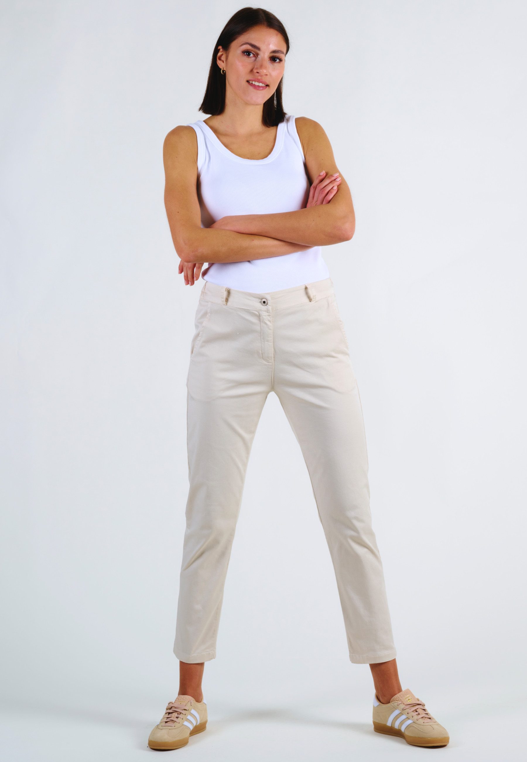 Andijamo-Fashion Chinohose CLEAN CUT Schmaler, gerader günstig online kaufen