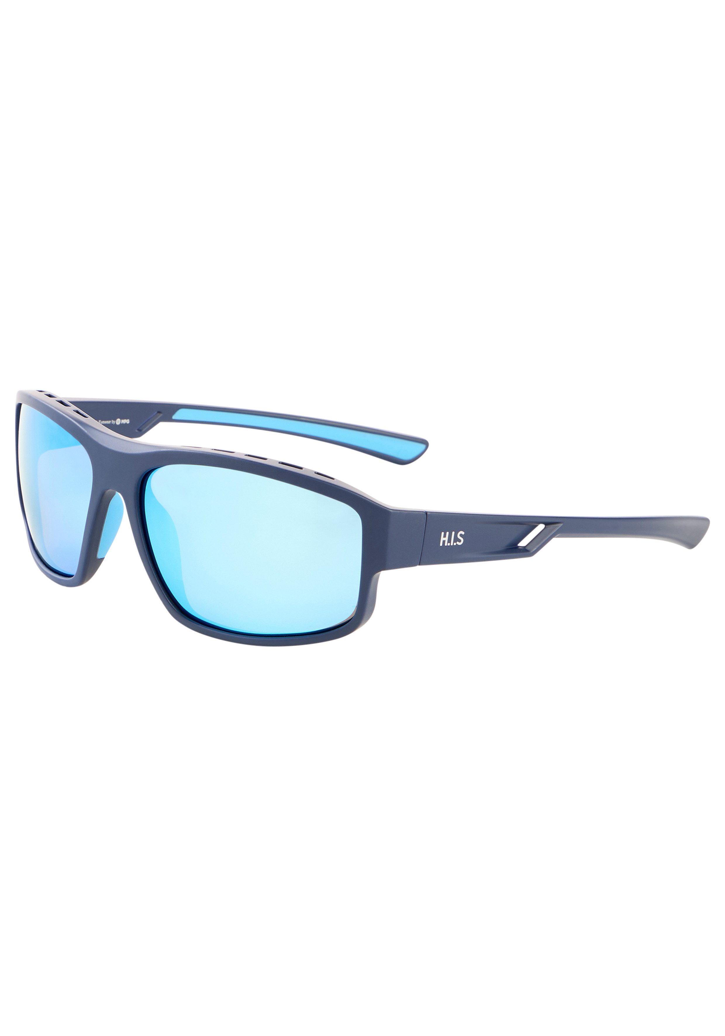 H.I.S Sonnenbrille (Set, 3-St., inklusive Softbeutel und Etui) polarisierende Gläser, Vollrandrahmen, ovale Form. € 65,00, (€ 65,00 pro 1 Stk).