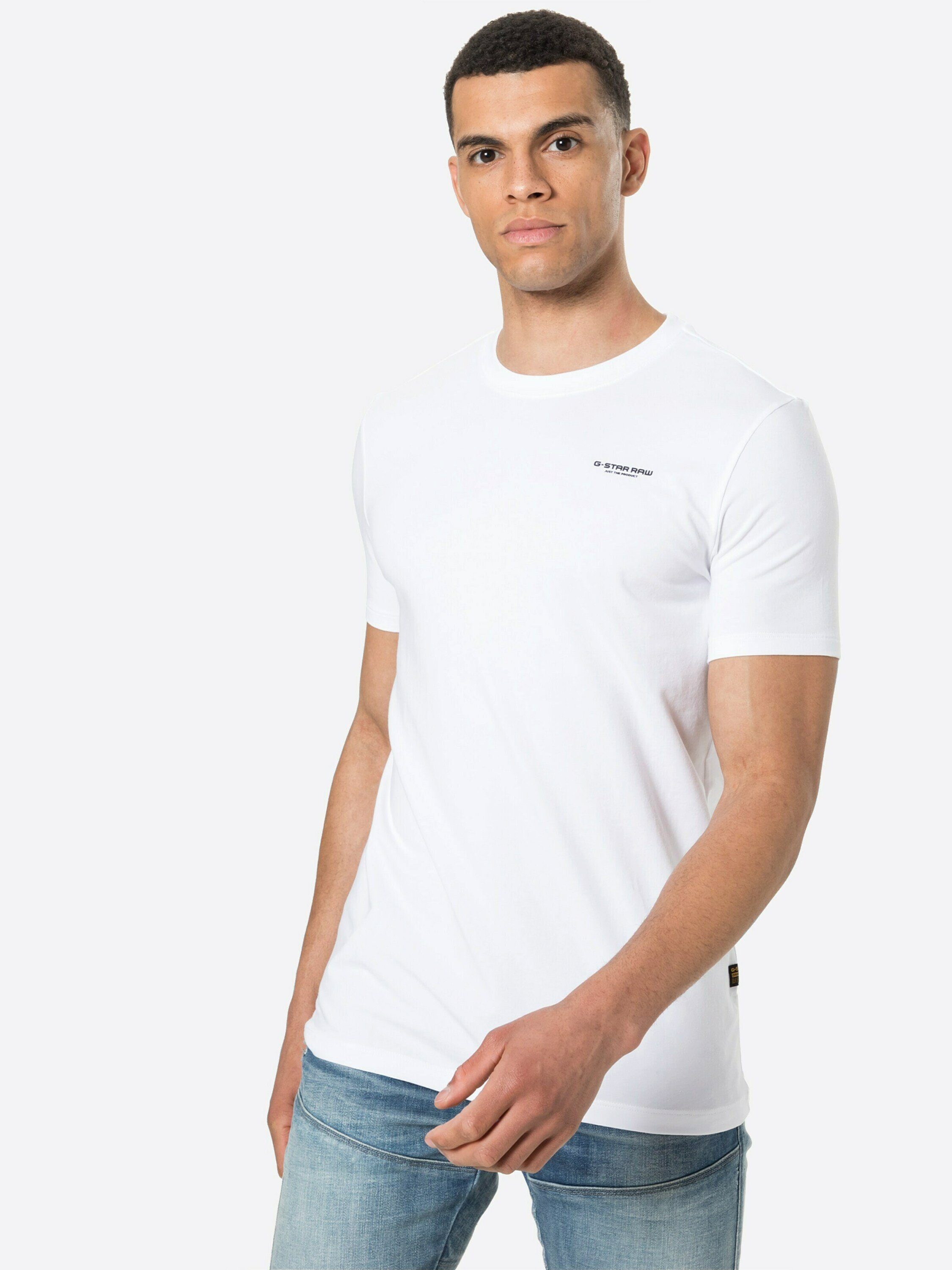 (1-tlg) T-Shirt G-Star White RAW
