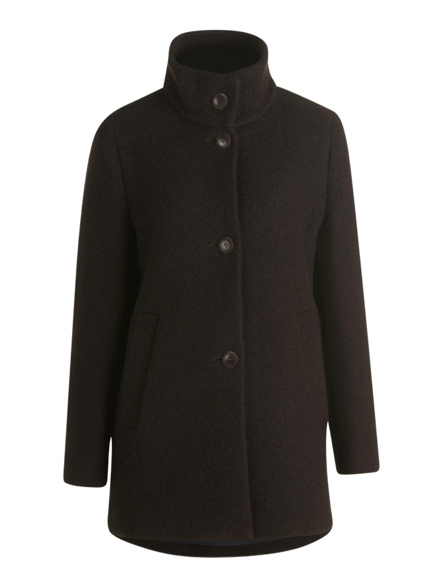 Betty Barclay Wolljacke Casual,Wolle,Unifarben,Stehkragen,Langarm,Slim Fit