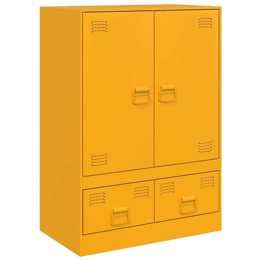 vidaXL Highboard Highboard Senfgelb 67x39x95 cm günstig online kaufen