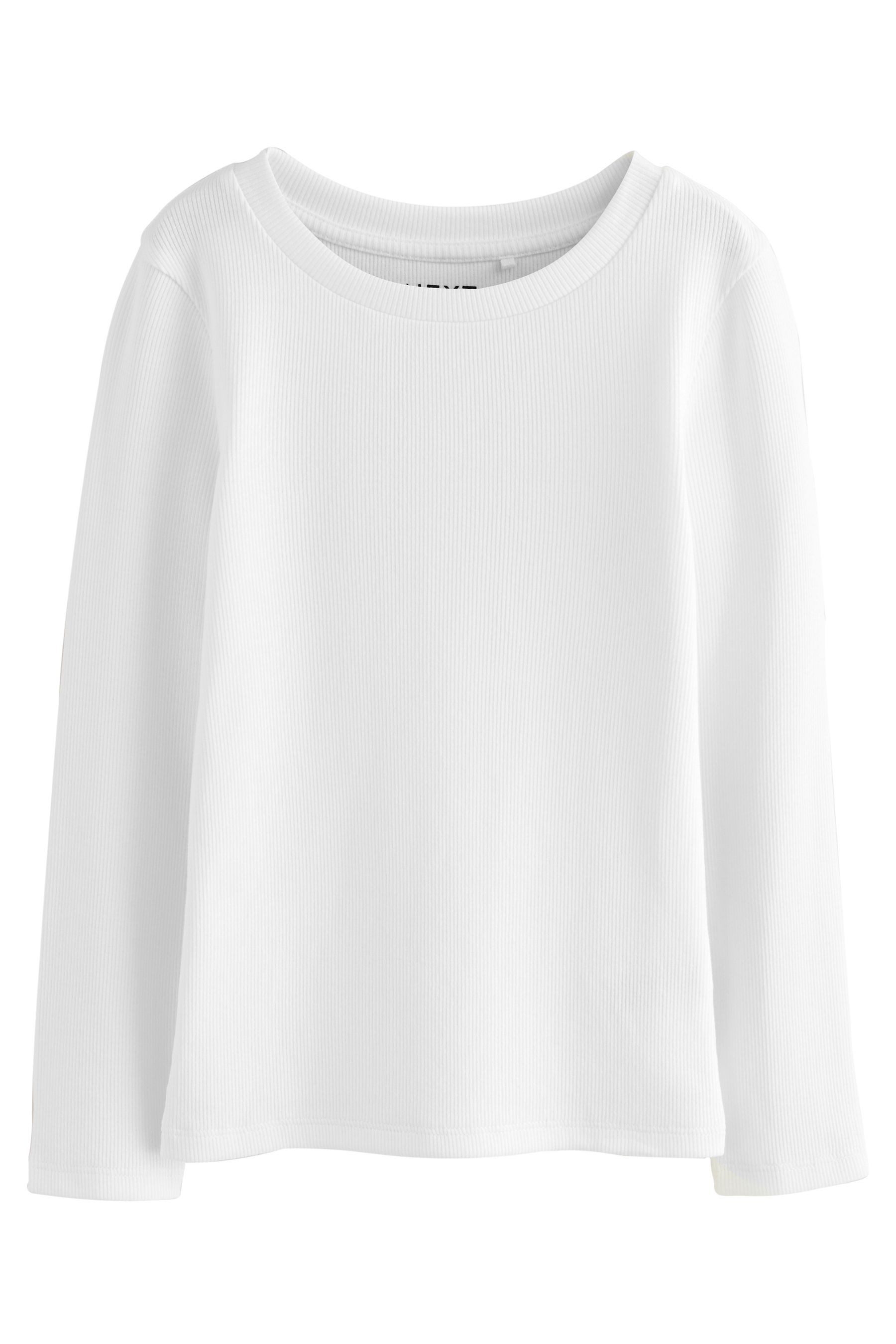 Next Langarmshirt 3er-Pack gerippte Langarmoberteile (3-tlg)