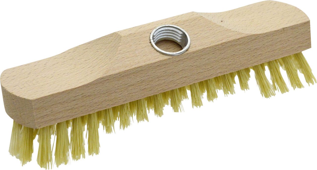 Reinigungsbürste Coronet Schrubber Holz 22 cm mit Gewinde und mit