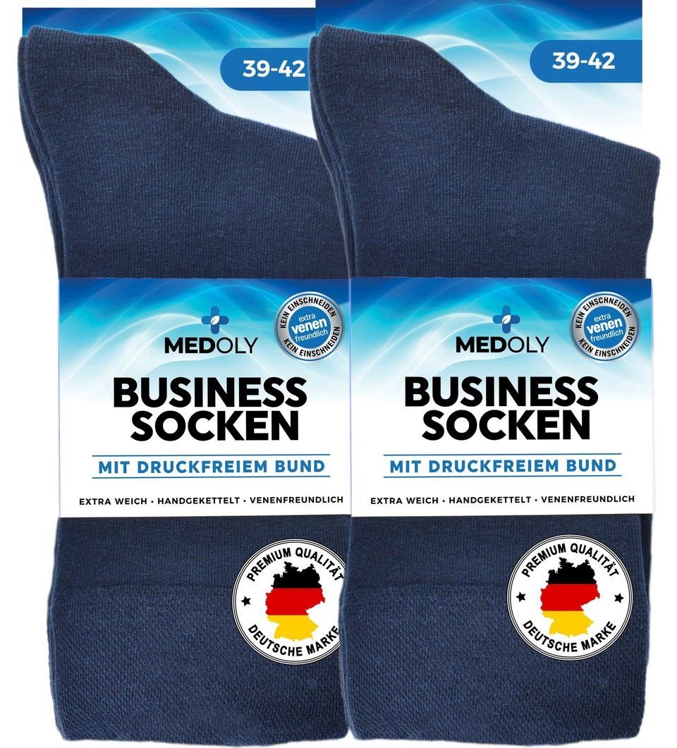MEDOLY Businesssocken Premium Herren Socken (6 Paar) aus Baumwolle, ohne ei günstig online kaufen