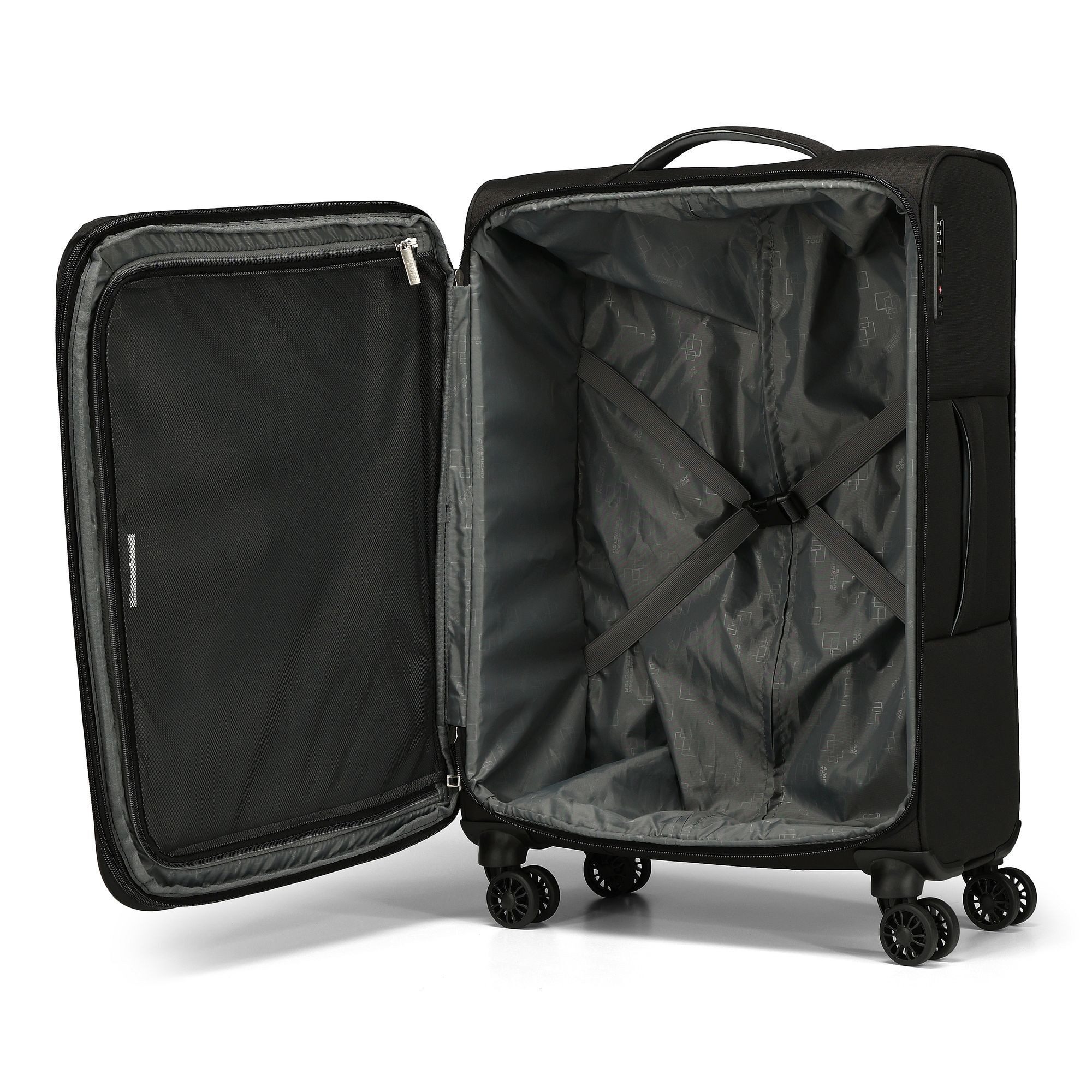 American Tourister® Weichgepäck-Trolley Cloudrider, 4 Rollen, Polyester