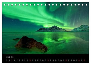 CALVENDO Wandkalender Norwegen (Tischkalender 2024 DIN A5 quer), CALVENDO Monatskalender