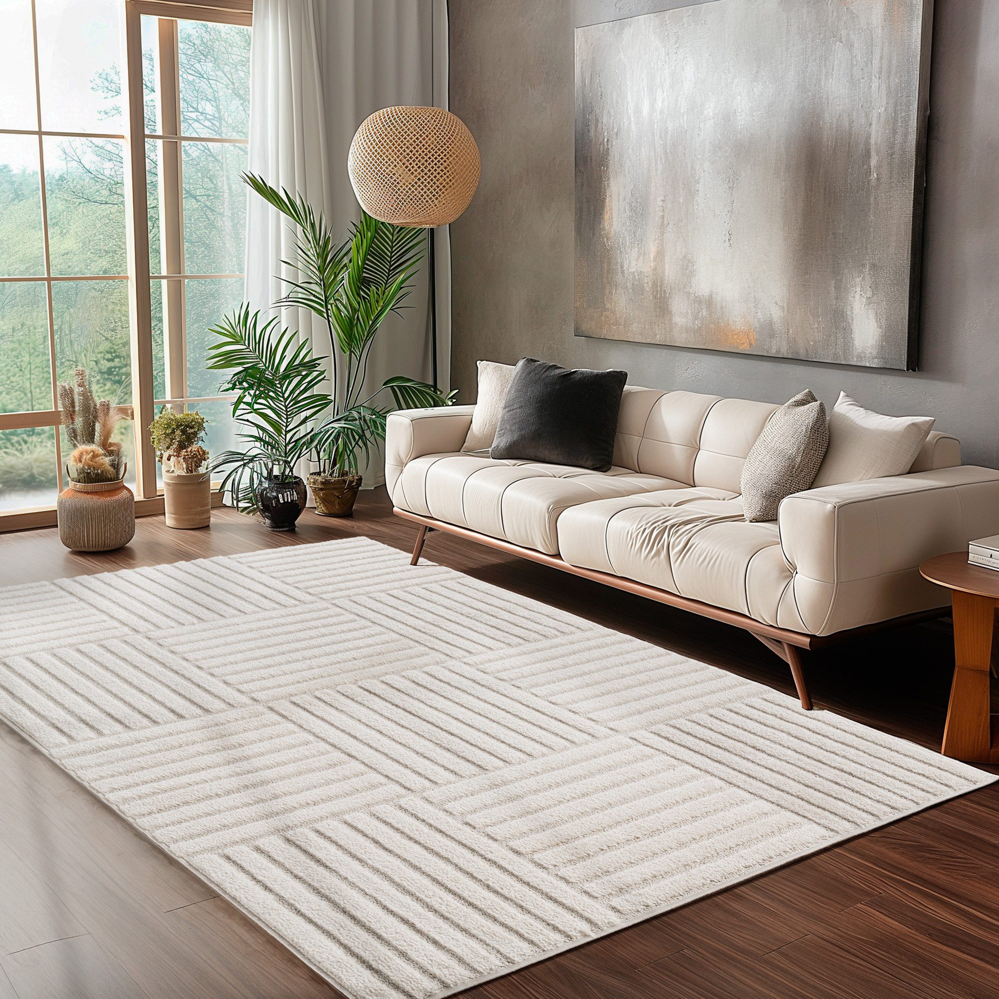 Carpettex Designteppich Skandinavischer Boho, Rechteckig, Höhe: 8 mm, Teppi günstig online kaufen