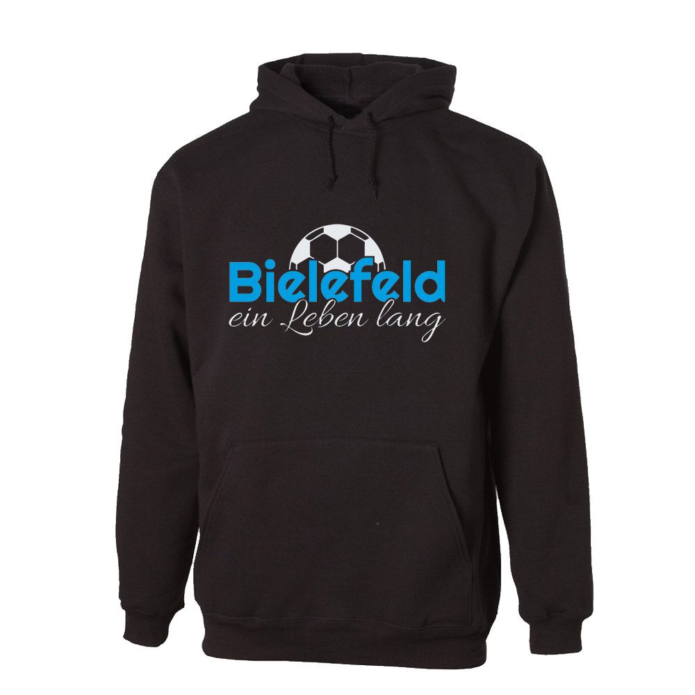 G-graphics Hoodie Bielefeld ein Leben lang Unisex Pullover mit einem Motiv für den echten Fan