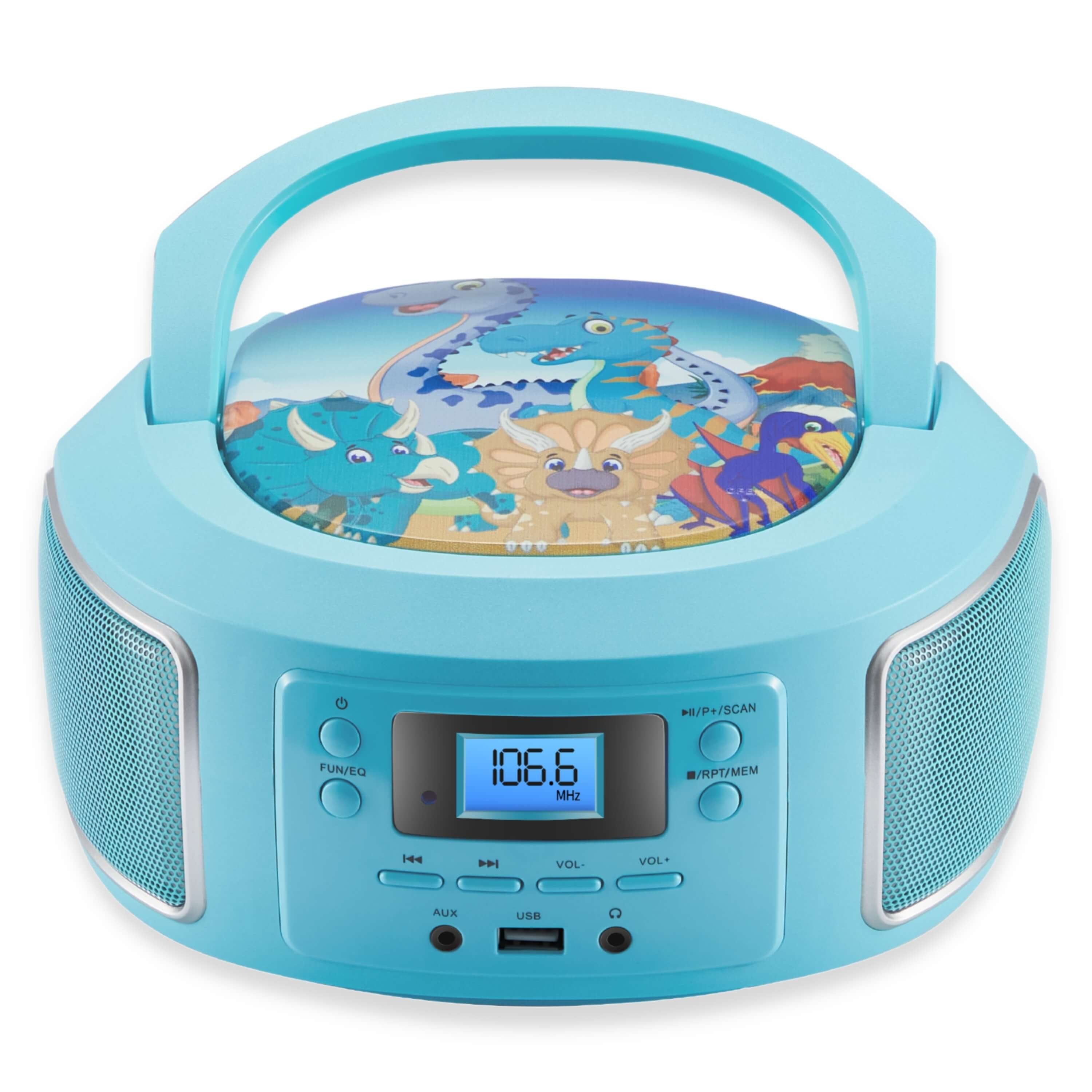 CD-Player Cyberlux CL-940 FM Kinder MP3 Player Radio USB) Musikbox, CD Boombox, mit (CD, tragbar, tragbarer