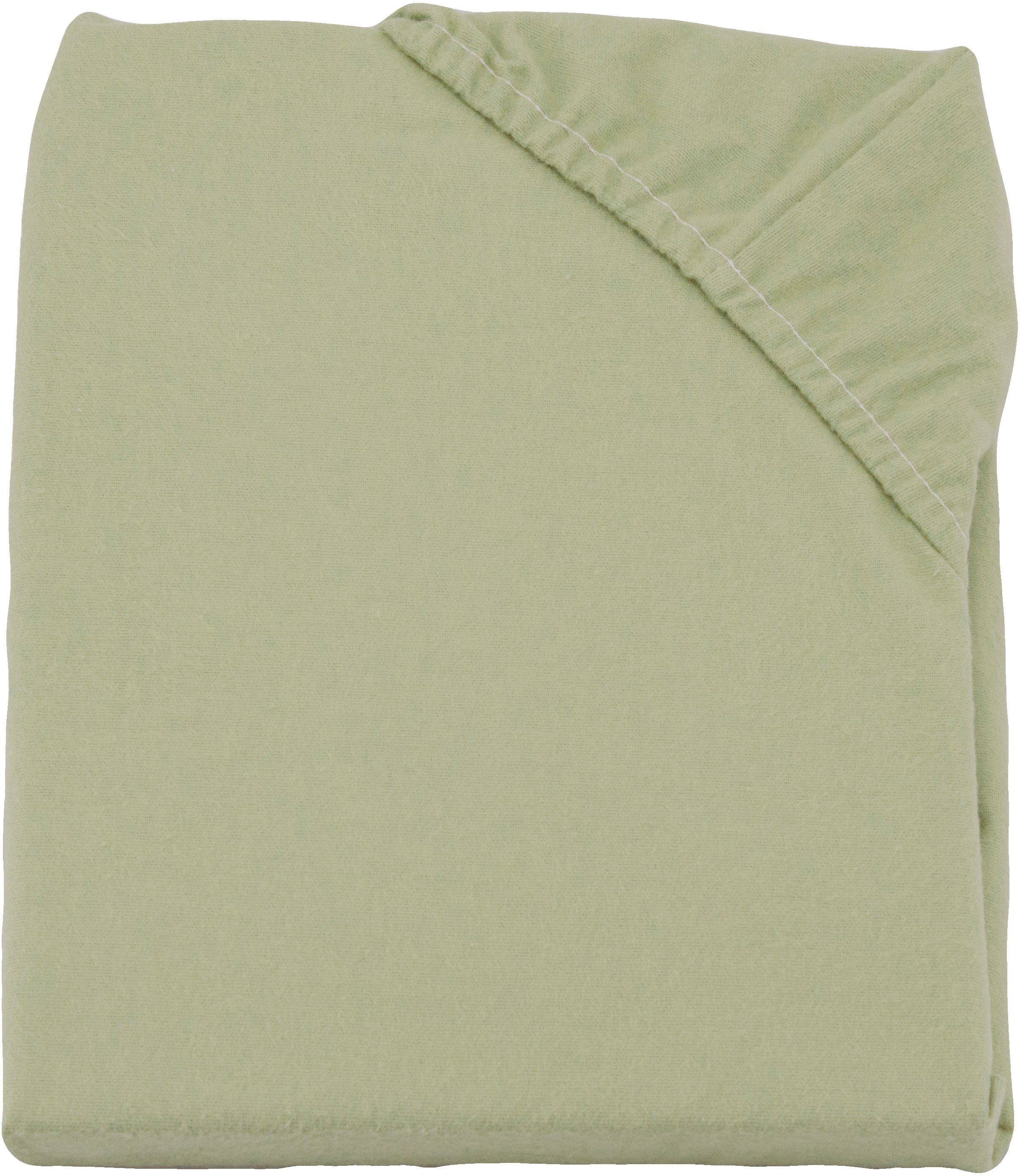Höhe Feinbiber SETEX, 10-12cm Spannbetttuch lindgrün mit Matratzen von Für einer Matratzenschutzbezug wasserdicht von