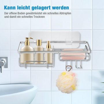 Housmile Duschablage 3 Stück Duschablage/Duschregal ohne Bohren, Badezimmer Regal Organizer, 3-tlg.