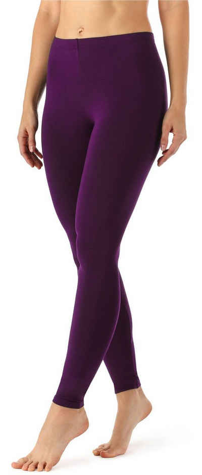 Merry Style Leggings Damen Viskose Hose mit weitem Bein MS10-143 (1-tlg) elastischer Bund, atmungsaktiv