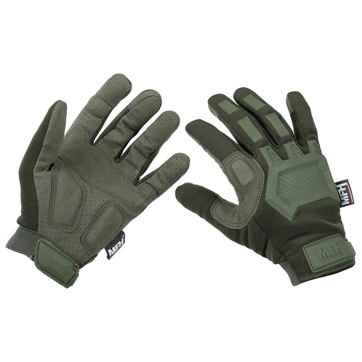 MFH Multisporthandschuhe Tactical Outdoor Handschuhe, "Action", oliv M