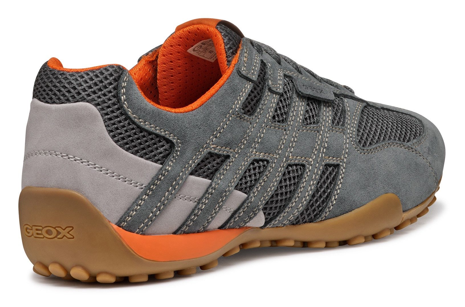 Geox U SNAKE ORIGINAL Schnürschuh, Schnürschuh, Freizeitschuh, Trekking Sneaker mit Lederinnensohle
