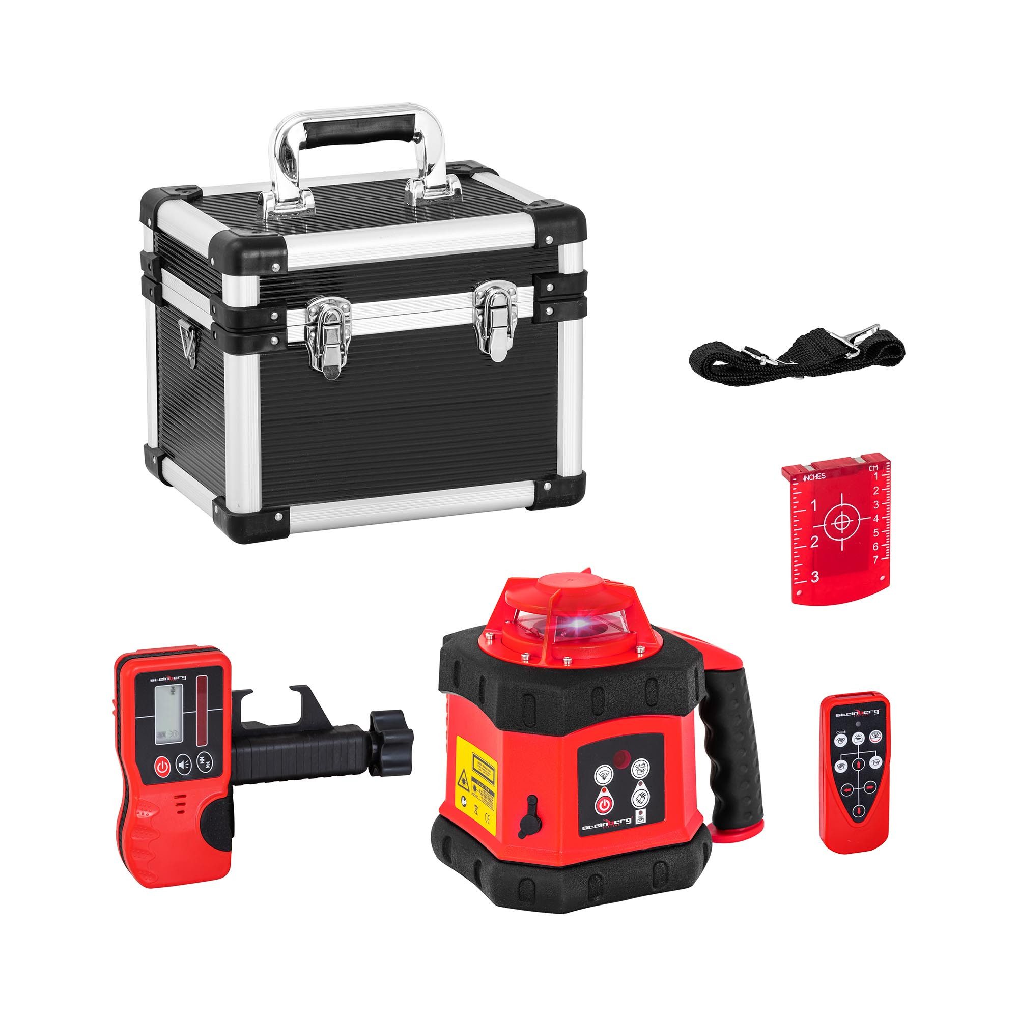 Steinberg Systems Ротационный лазер Линейный лазер Baulaser selbstnivellierend Ø 300m rot