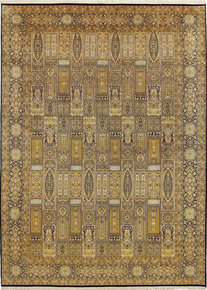 Orientteppich, 237x328 rechteckig, Nain Seide Kaschmir Trading, 4 Seidenteppich Handgeknüpfter Höhe: mm