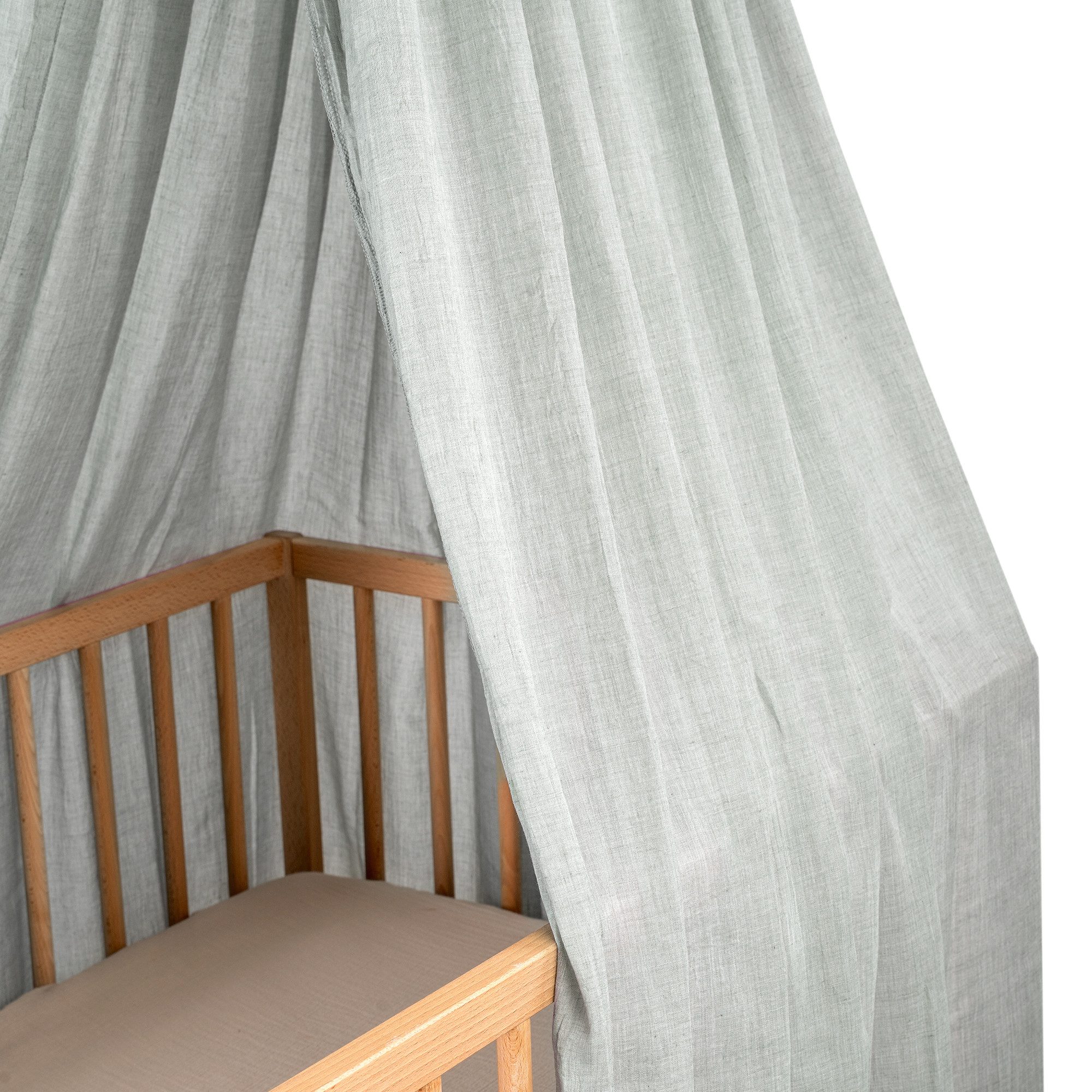 Julius Zöllner Betthimmel Voile uni Jersey – Bild 4 von 5