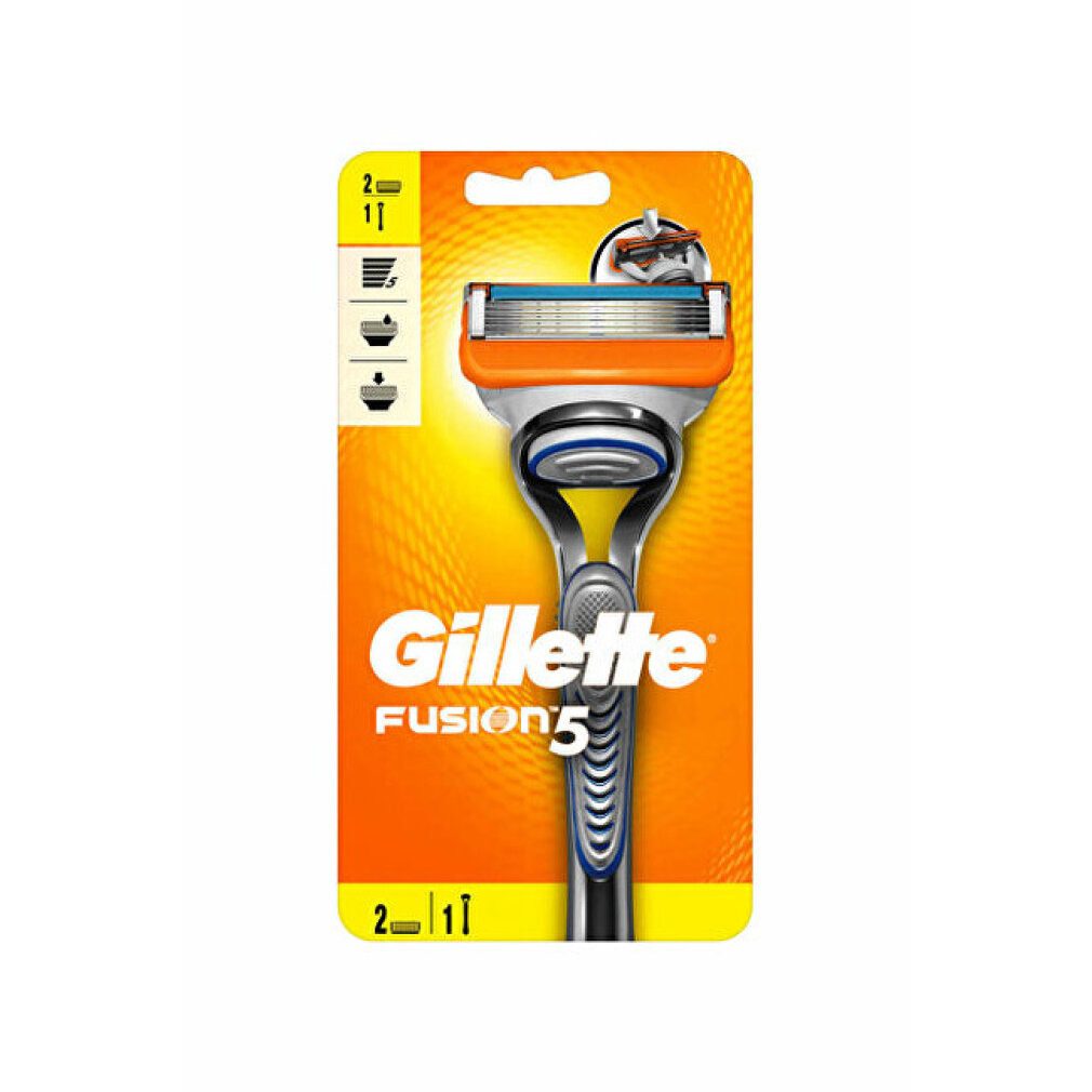 Gillette Körperrasierer Fusion Rasiermaschine 2 Ersatzköpfe
