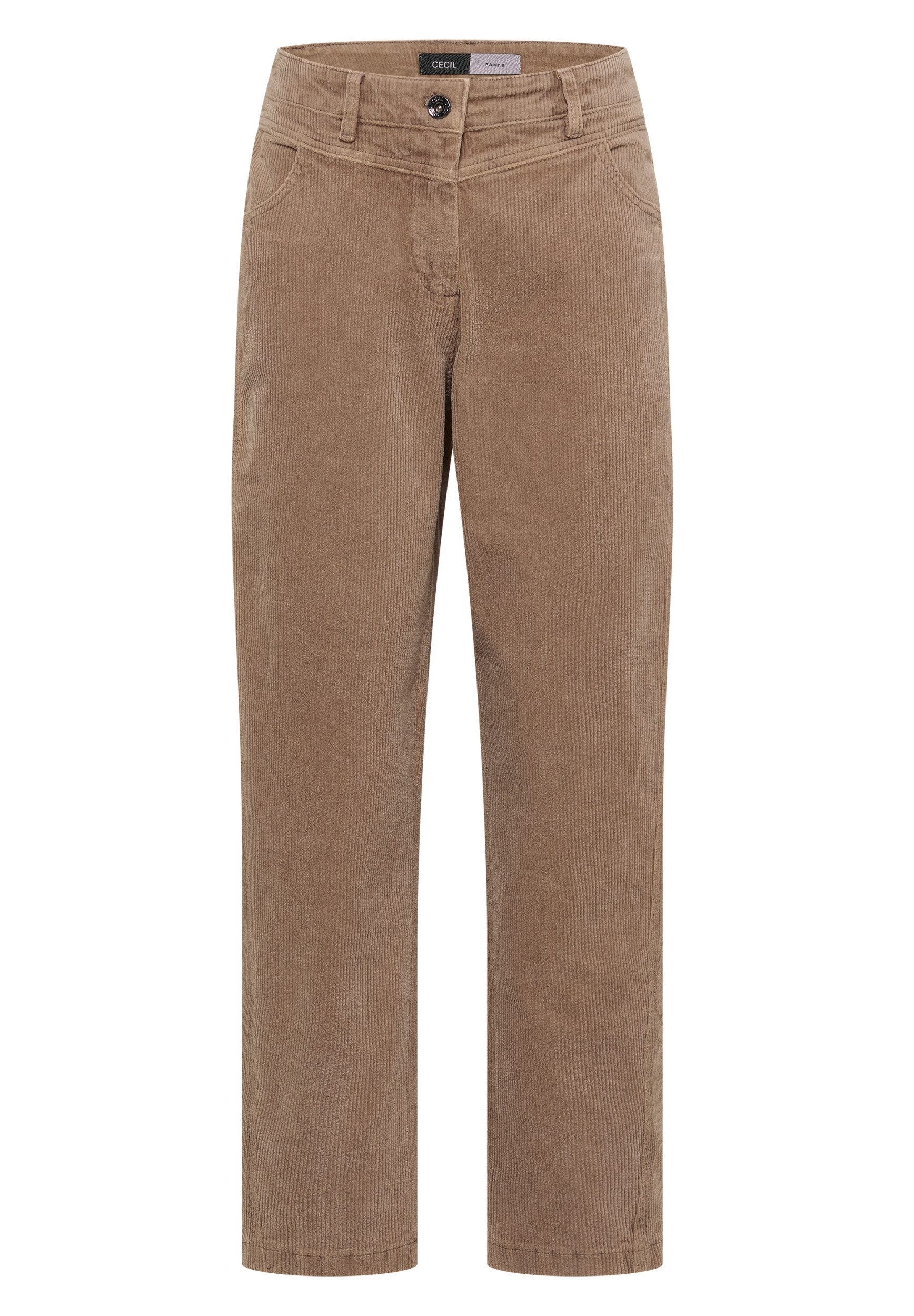 CECIL 5-Pocket-Jeans Style Scarlett Barrel Corduroy creamy mocha