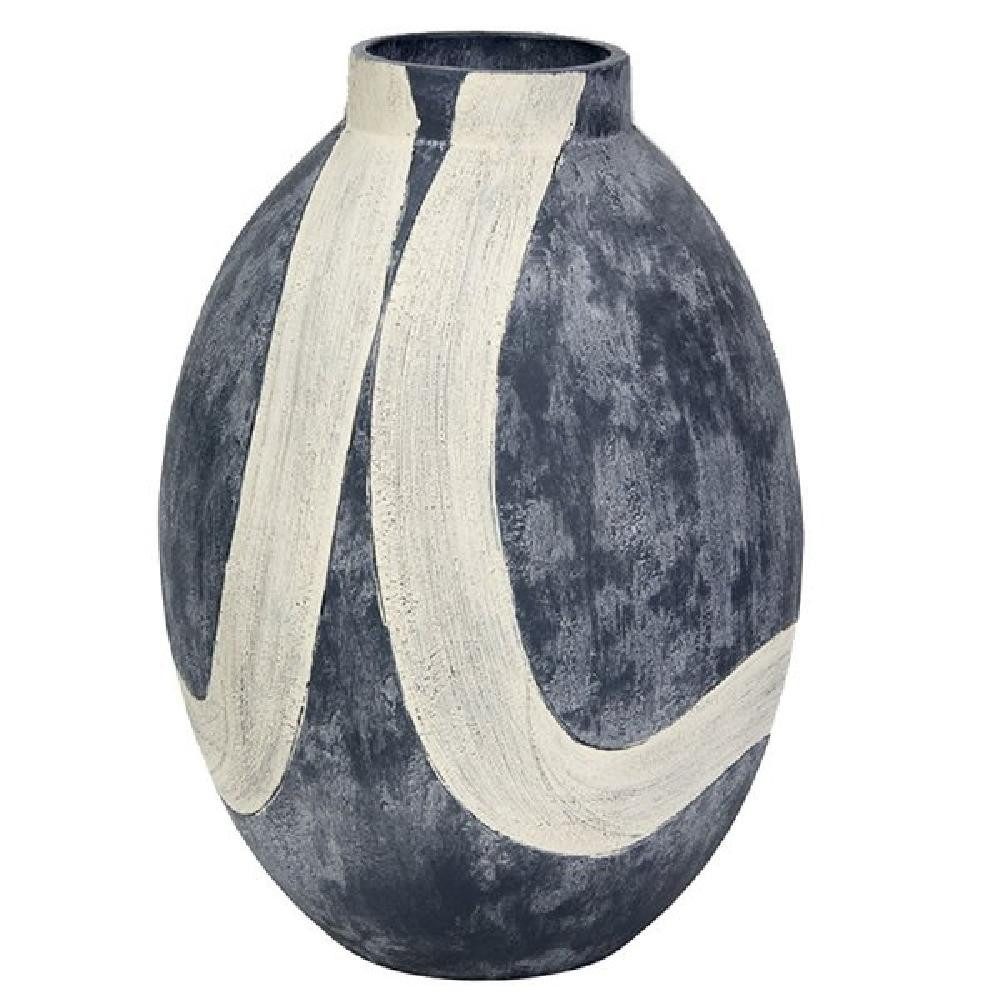Dekovase Vase Bahha Keramik Schiefer (40cm)
