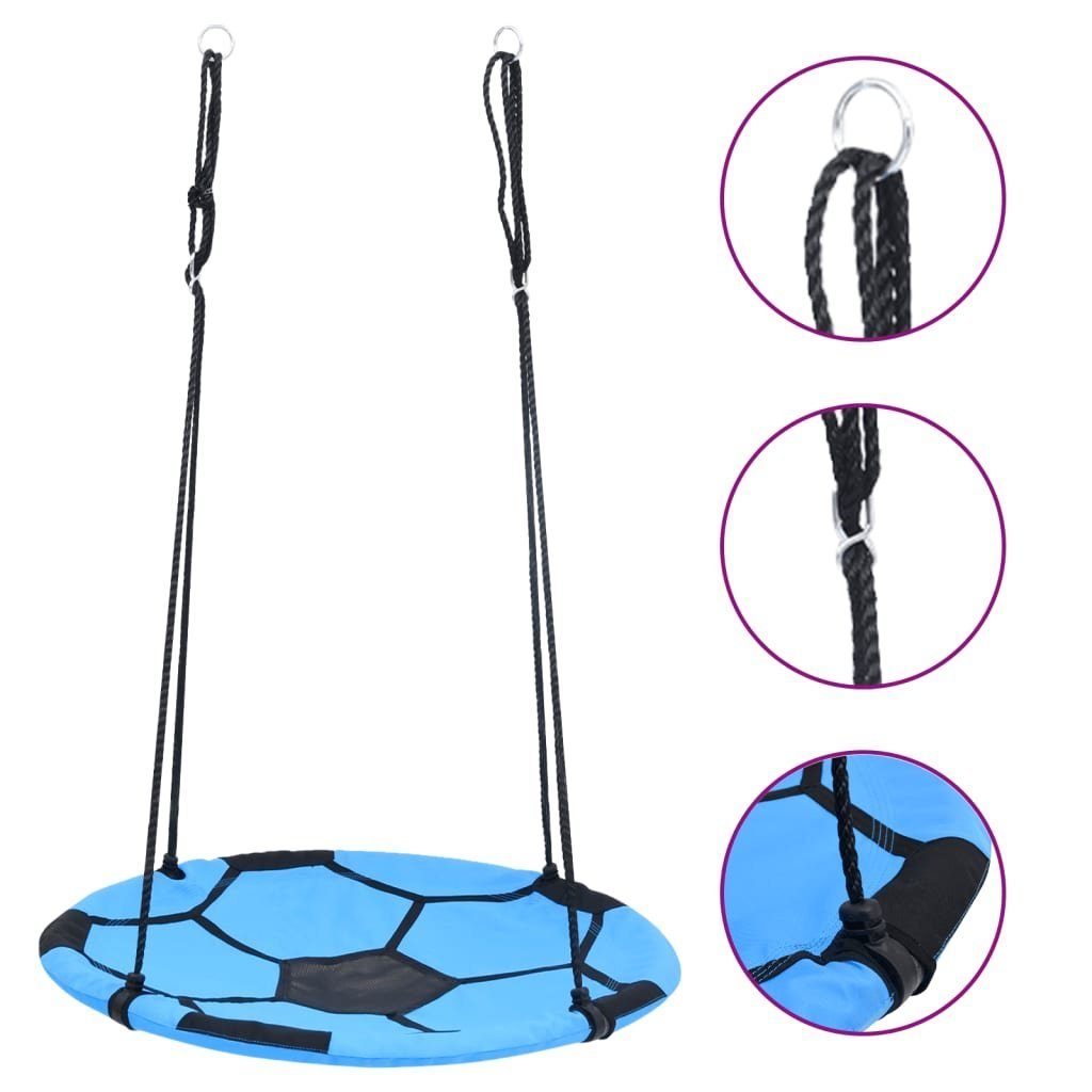 DOTMALL Nestschaukel Fußball-Nestschaukel Outdoor/Indoor, Hängehöhle ab 3 Jahre bis 80kg