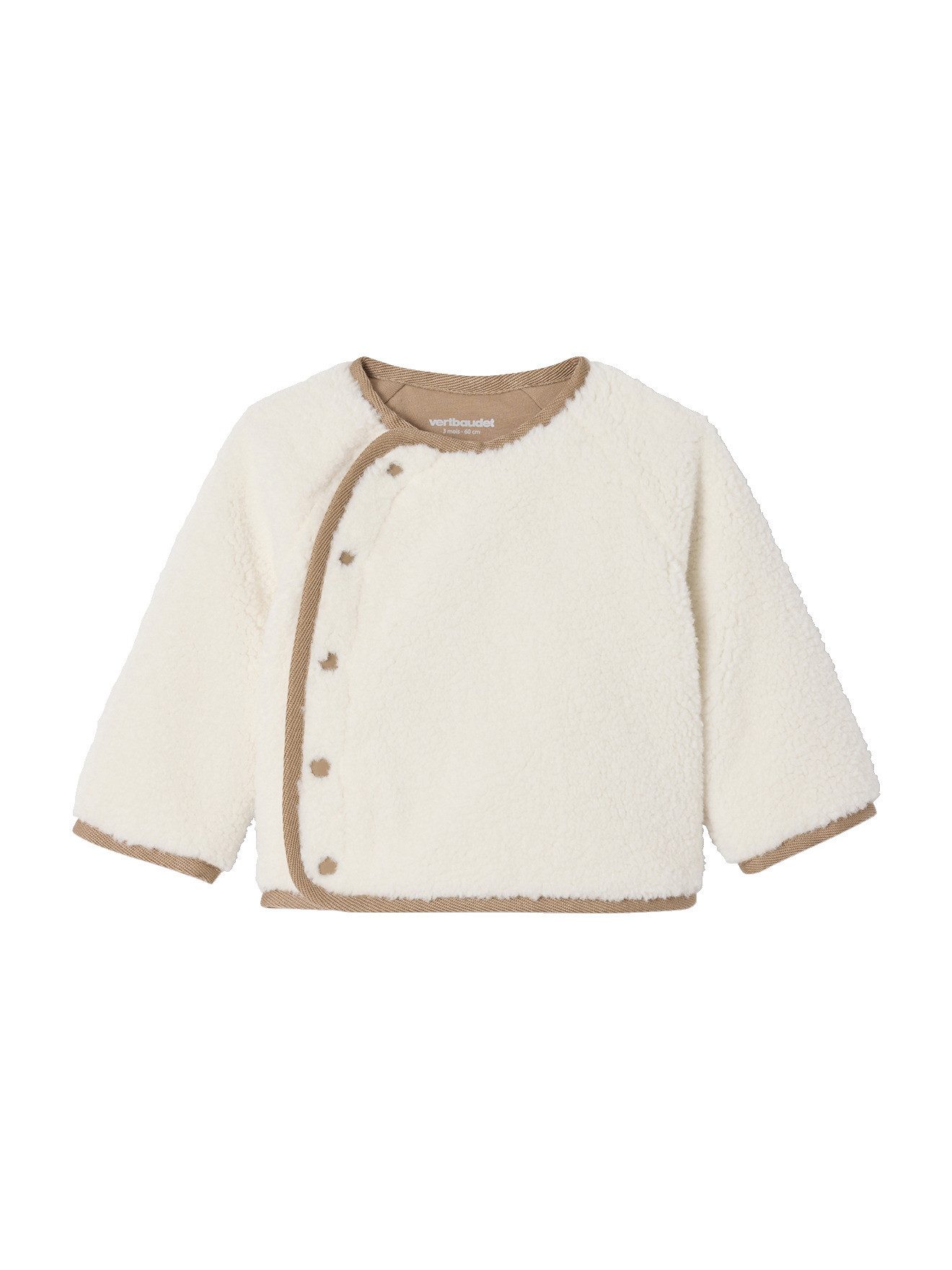 Strickjacke Baby Fleece-Pullover mit Baumwollfutter