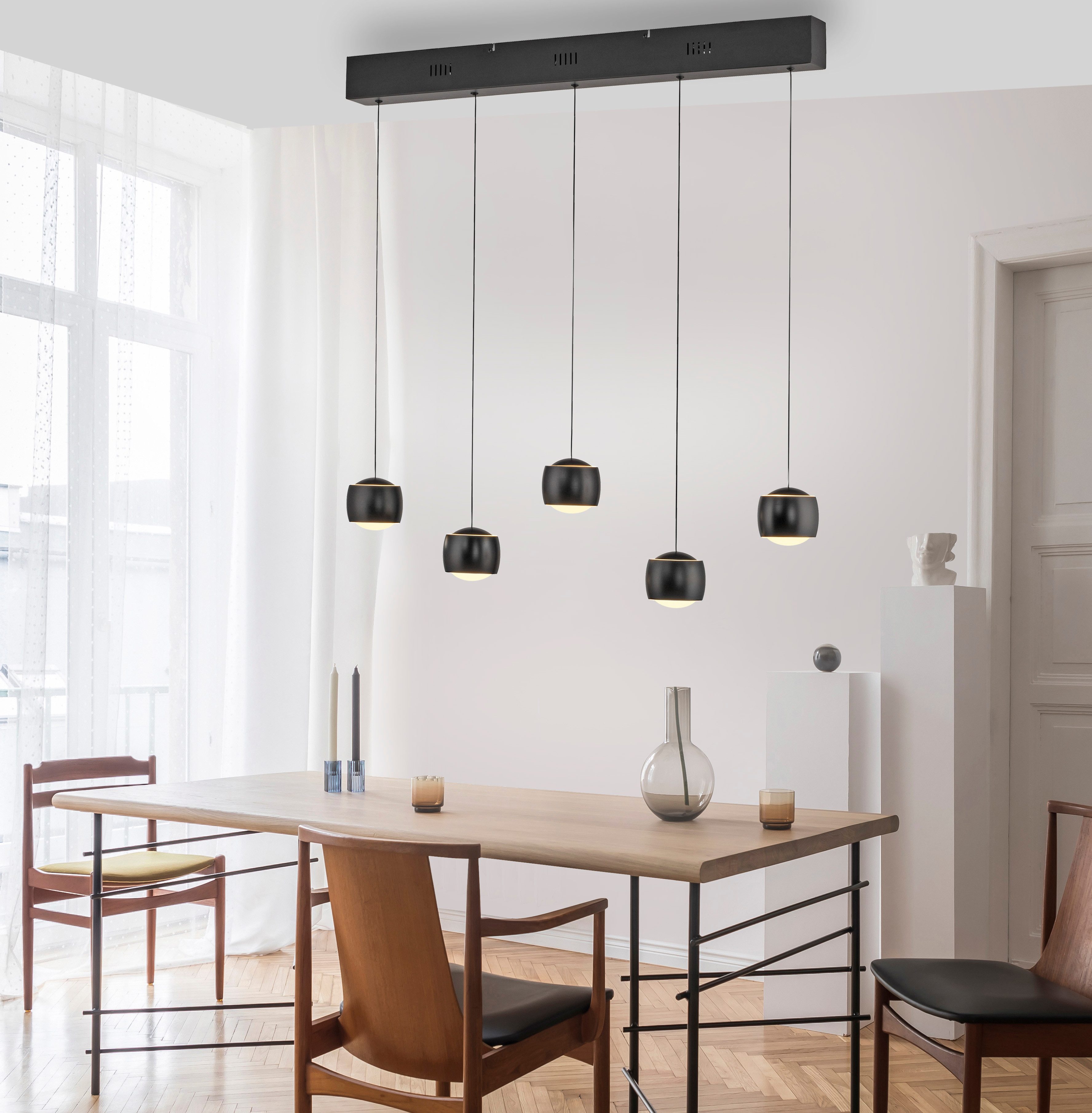 JUST LIGHT Pendelleuchte BALLINI, Dimmfunktion, LED günstig online kaufen