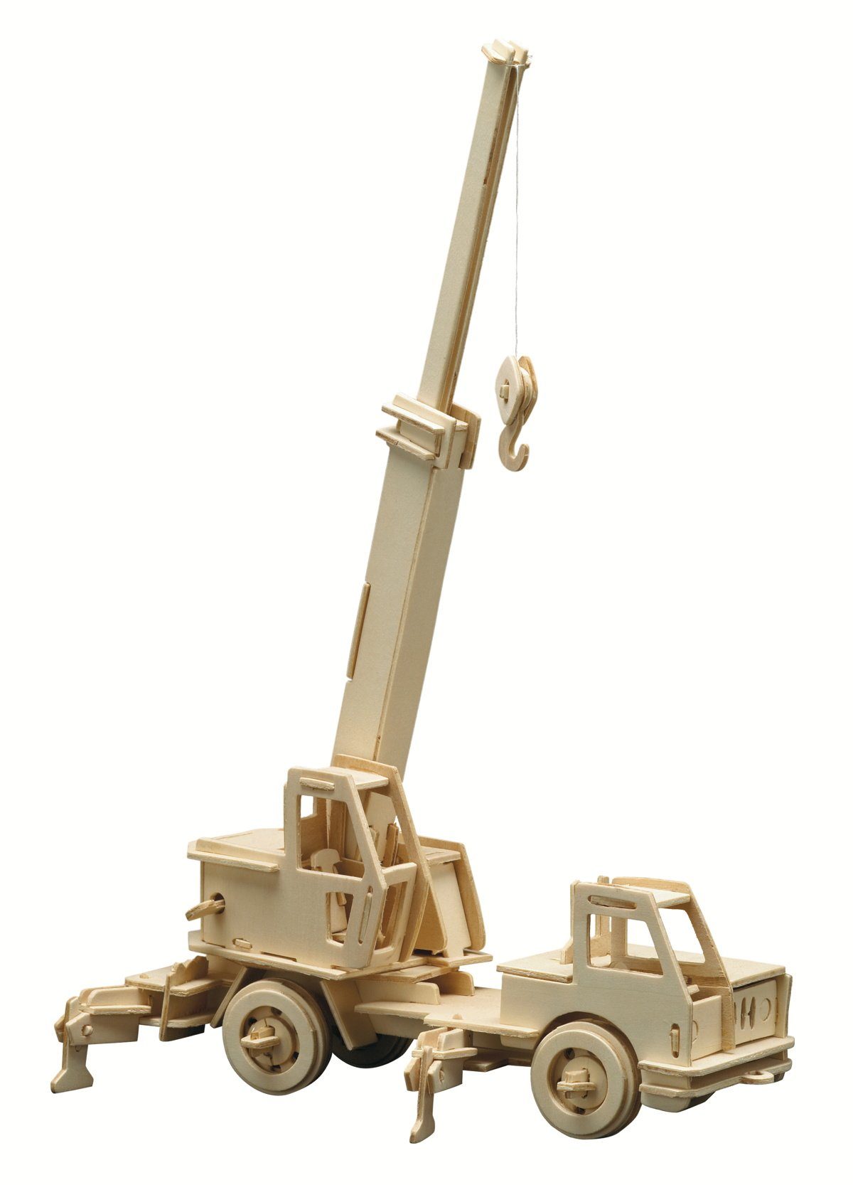 Pebaro 3D-Puzzle Holzbausatz Kranwagen, 863/4, 119 günstig online kaufen