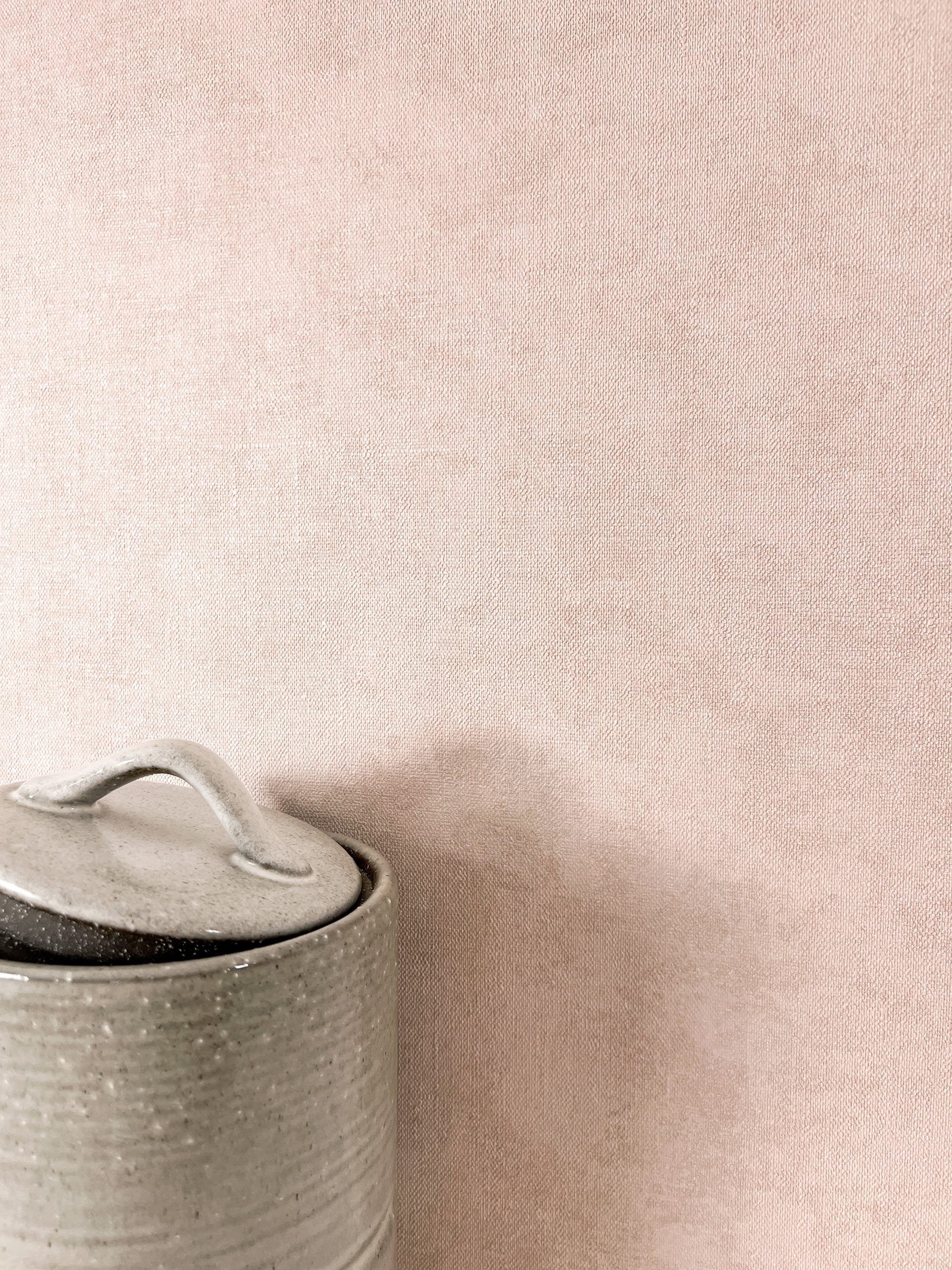 Newroom Vliestapete Co. 12 Rosy Cherry Blossom Tapete Universal Unifarbe,Struktur,Leicht, Rosa Tapete Modern Unifarbe - Einfarbig Leinen-Optik Rose Pastellrosa Uni Minimalistisch Struktur Leicht glänzend für Wohnzimmer Schlafzimmer Küche, Einfarbig