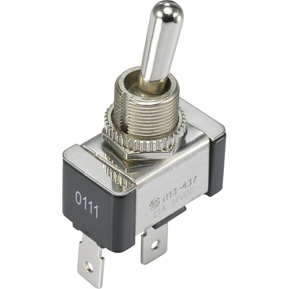 Schalter TRU COMPONENTS 1588032 TC-R13-437A1-01B Kippschalter 14 V/DC 21 A 1 x
