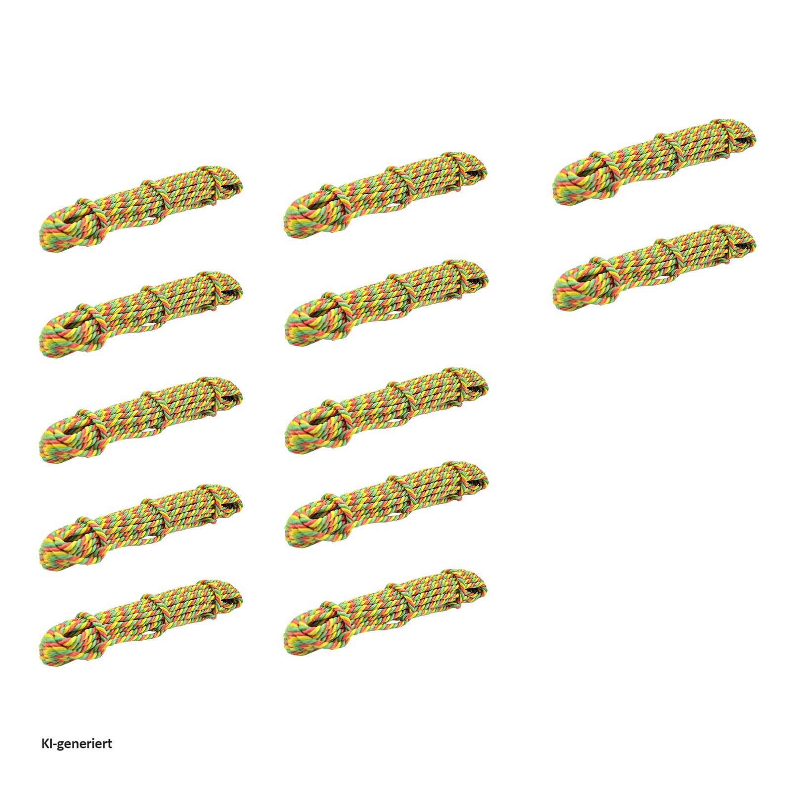 HTI-Line Seil Vielzweckseil 12-teilig (Set, 12-tlg., 12 Allzweckseile), Universalseil Leine
