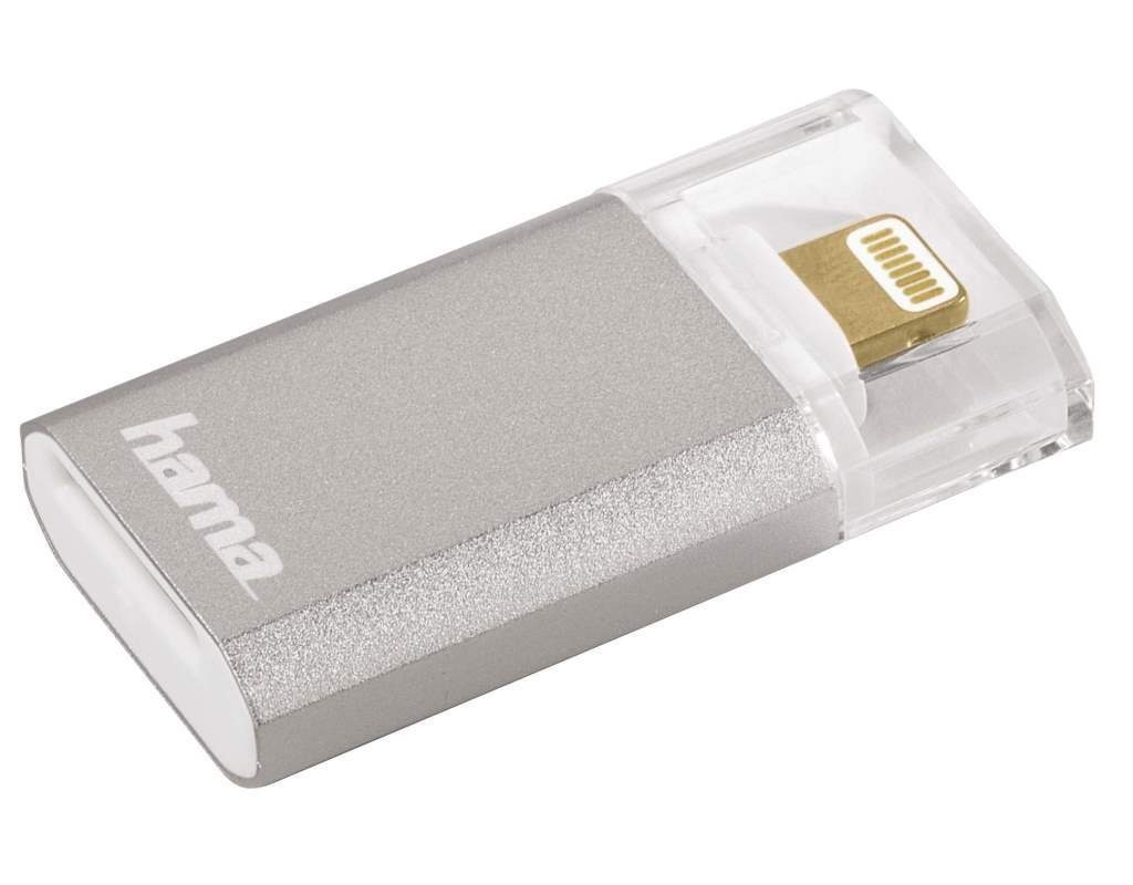 Hama »Hama Lightning Kartenleser micro-SD OTG Adapter Backup auf  Speicherkarten Card Reader Kartenlesegerät Speicher