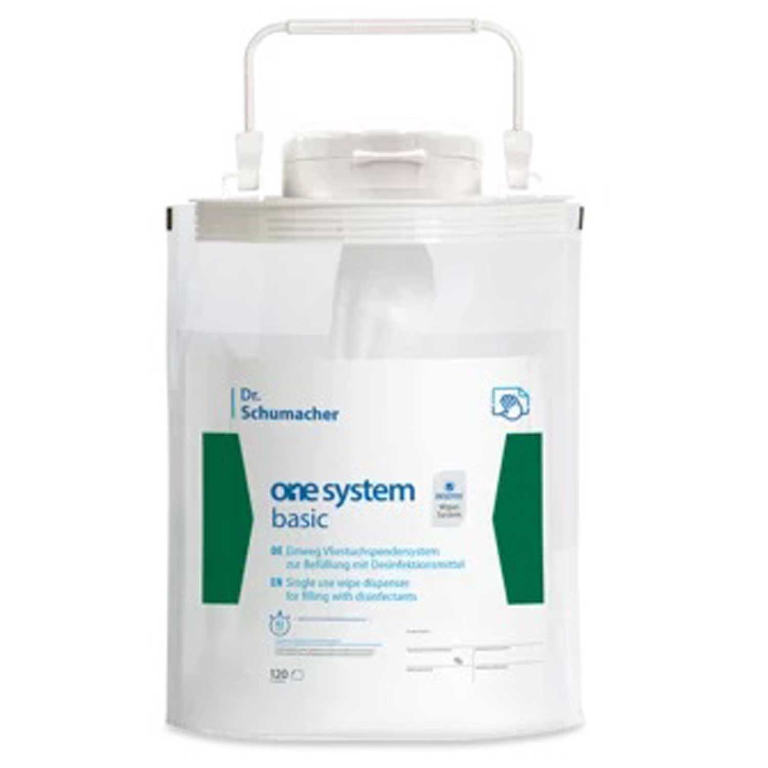 Dr. Schumacher Dr. Schumacher ONE SYSTEM BASIC mit 120 Tüchern Oberflächen-Desinfektionsmittel