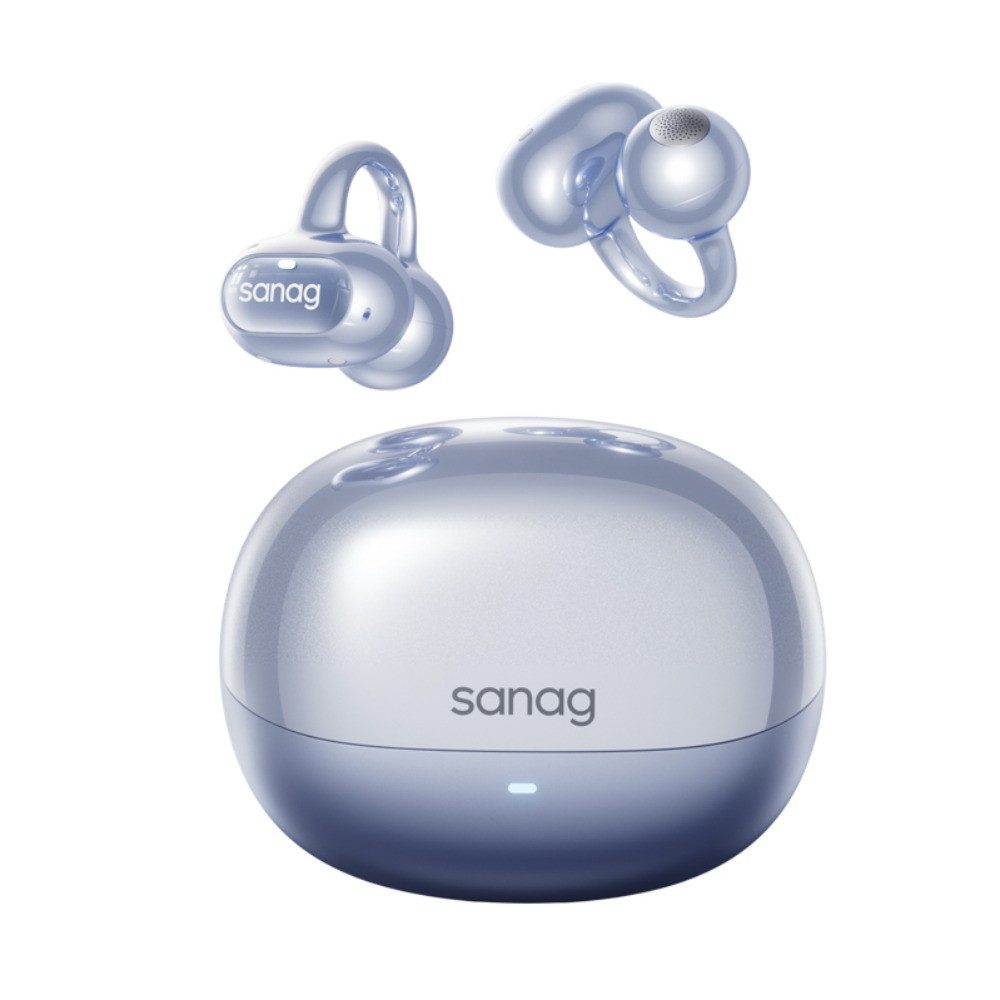 SANAG Open Ear Clip On Kopfhörer S8S Ultra Kabellos Bluetooth 5.3 Open-Ear-Kopfhörer
