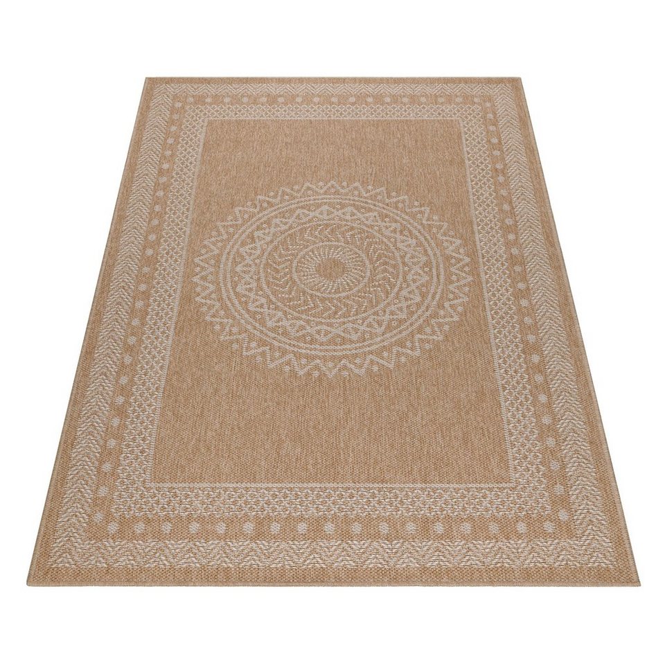 Outdoorteppich DHAKA 8714, Ayyildiz Teppiche, rechteckig, Höhe: 5 mm,  Pflegeleicht / Strapazierfähig / In- und Outdoor geeignet