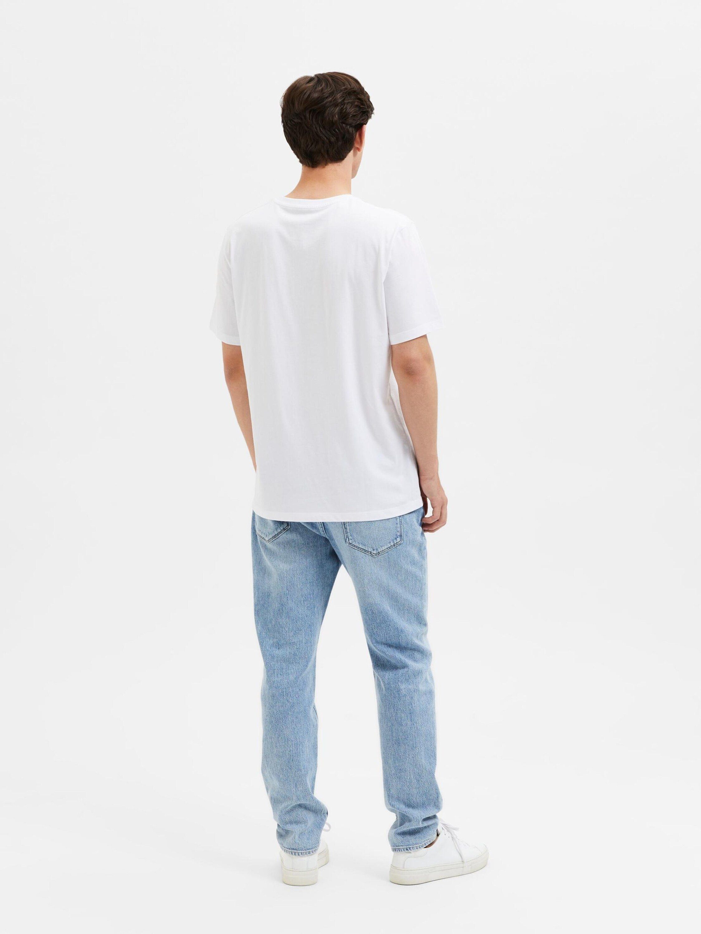 SELECTED HOMME T-Shirt ASPEN (1-tlg) Bright White 16087858