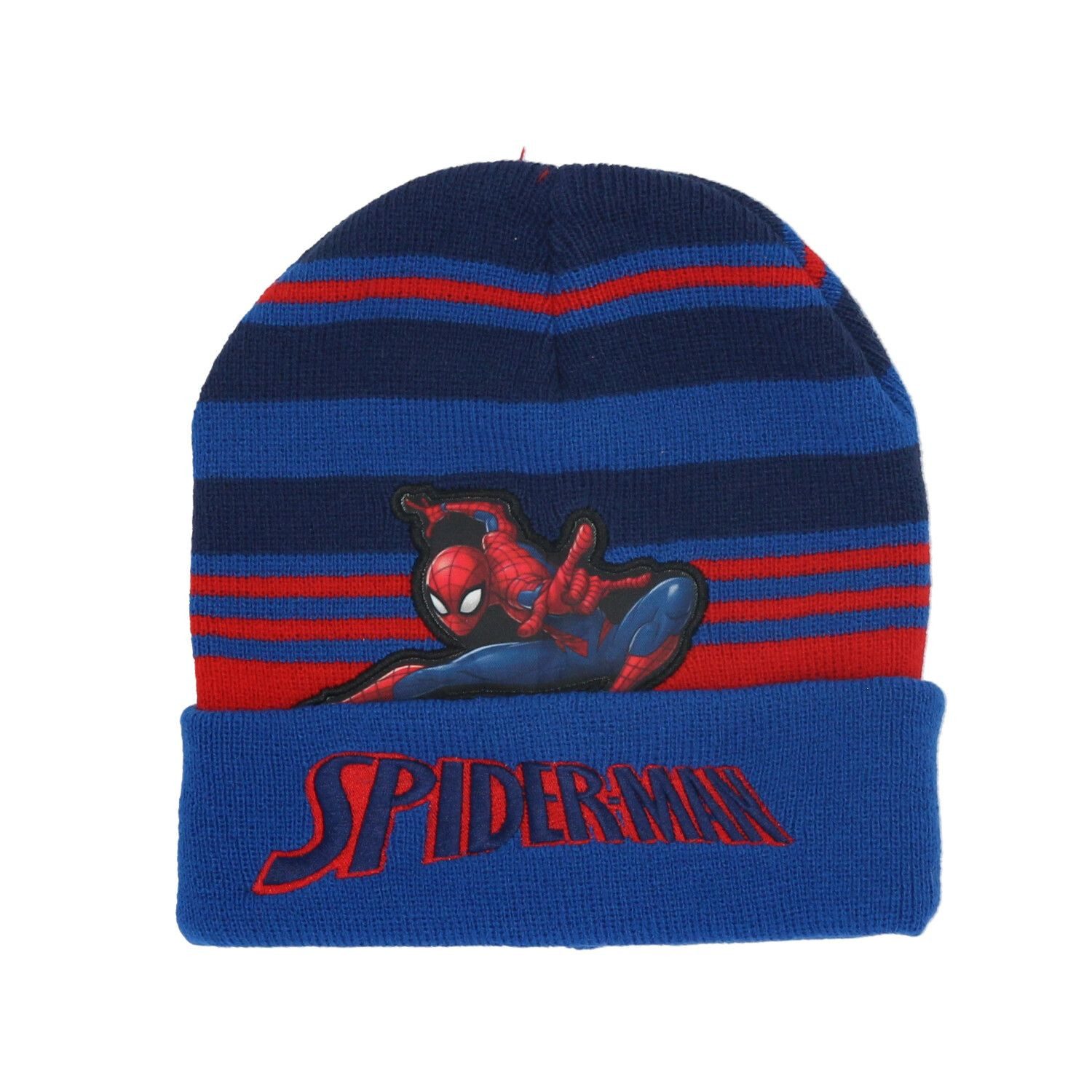 Spiderman Strickmütze Mütze für Kinder & Jungendliche in One Size