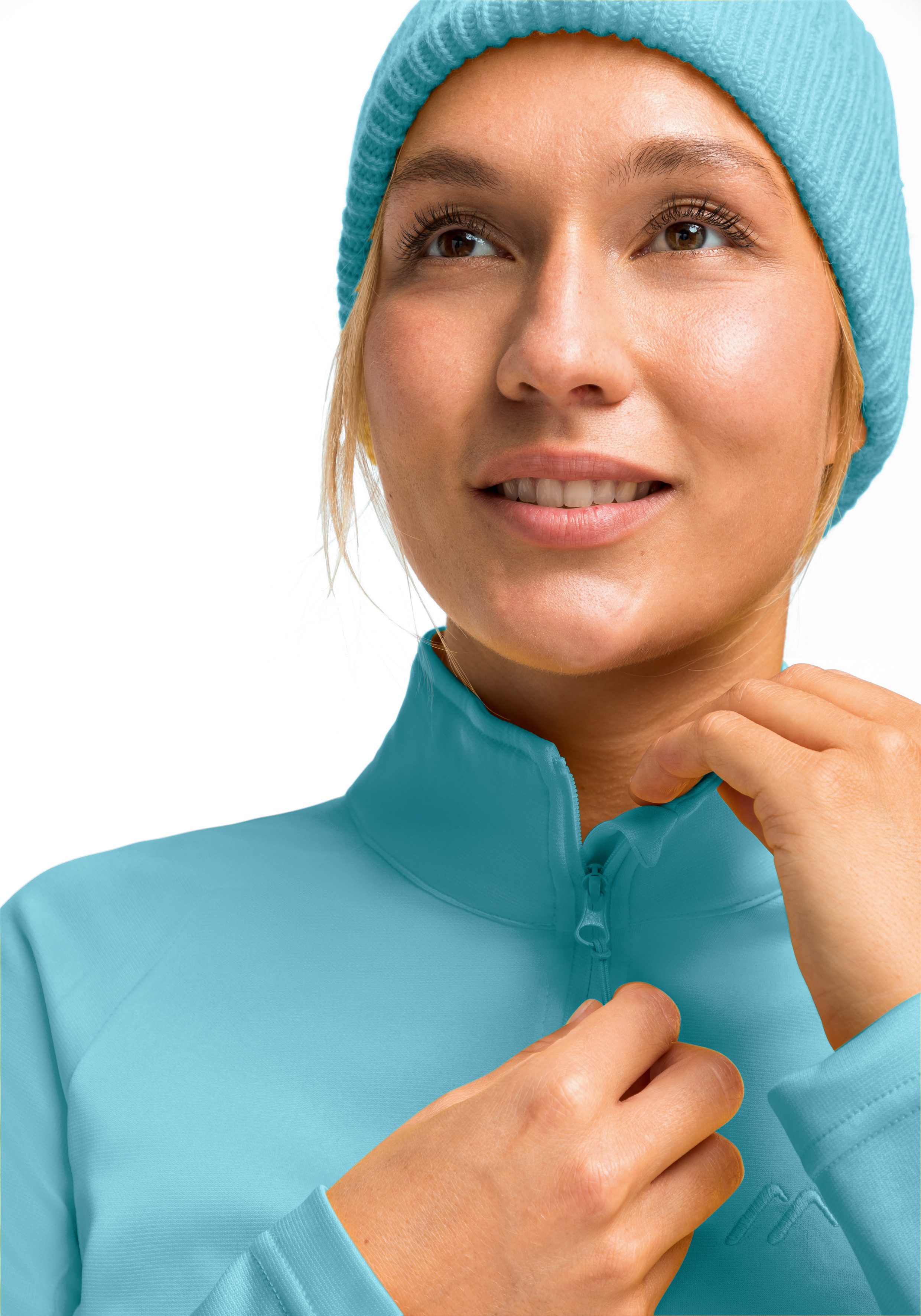 Maier Sports Fleecepullover Eva Damen Fleece, funktioneller Midlayer, Half- günstig online kaufen
