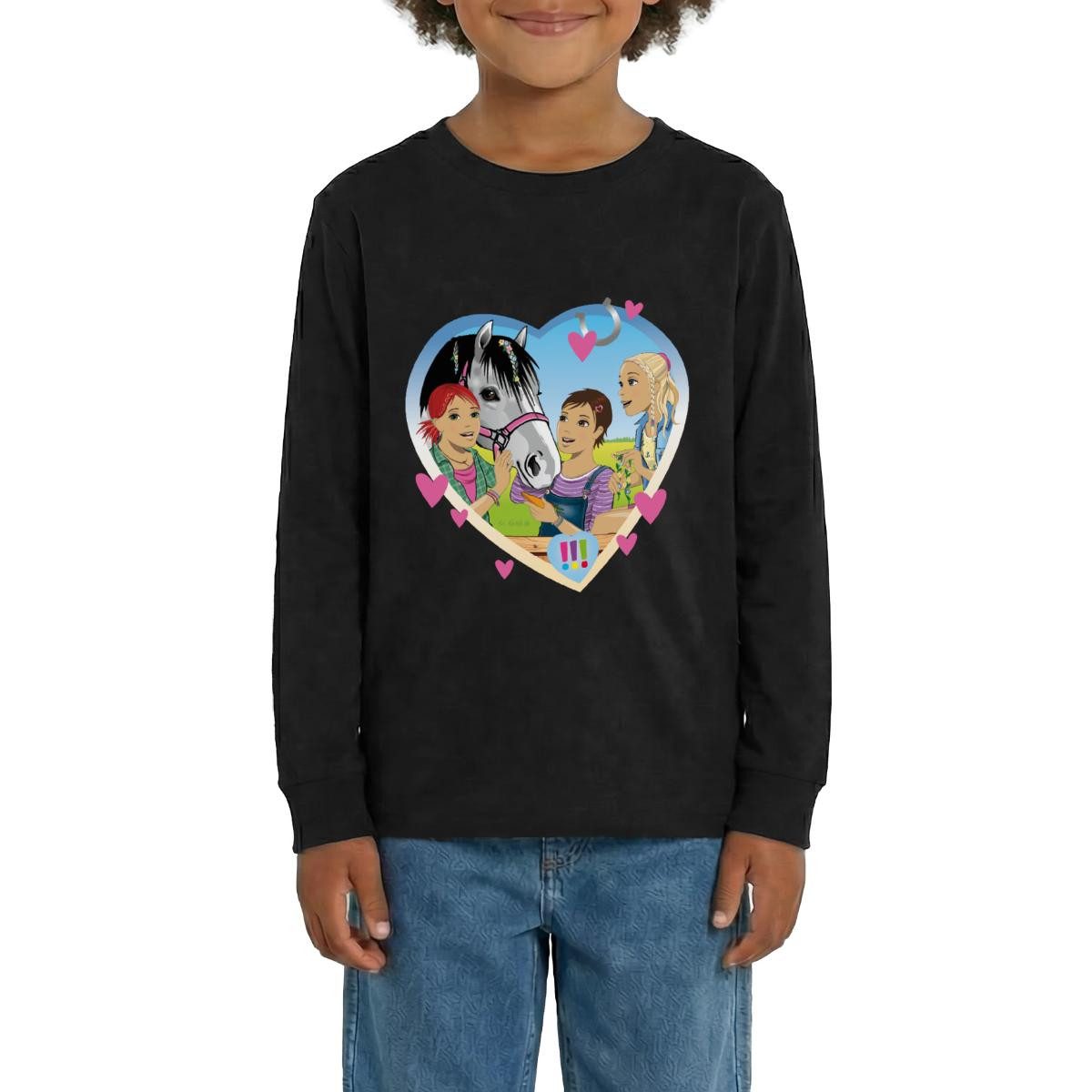 T-Shirt Die Drei Ausrufezeichen Einsatz Im Pferdestall Teenager Premium Langar