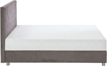 ATLANTIC home collection Boxbett CELIA, mit Taschen-Federkernmatratze, Bettkasten und Strass-Steinen